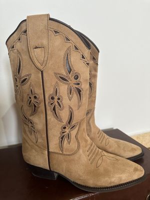 Botas serraje camel