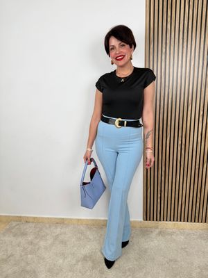 Leggins detalles azul