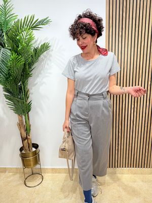 Camiseta basic gris