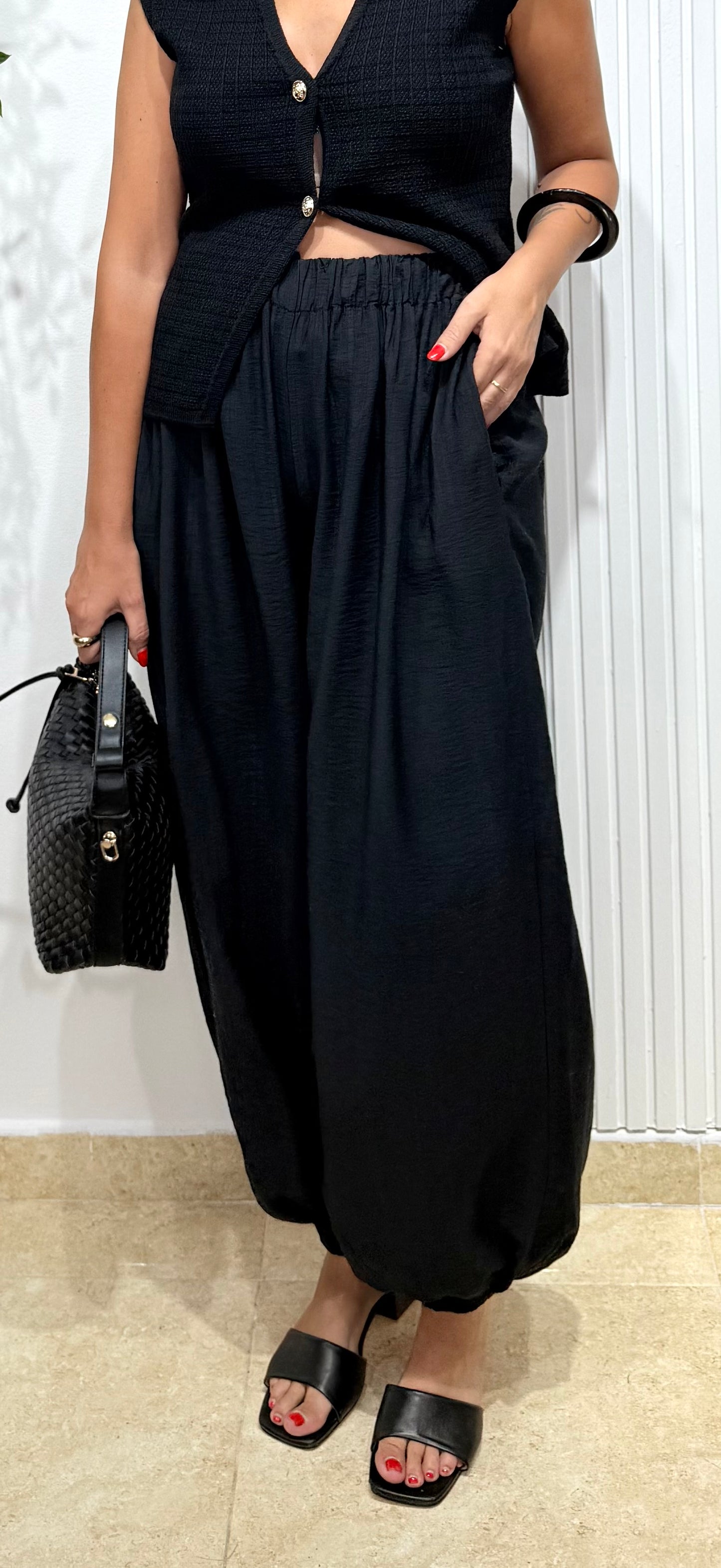 Pantalón Aladin negro