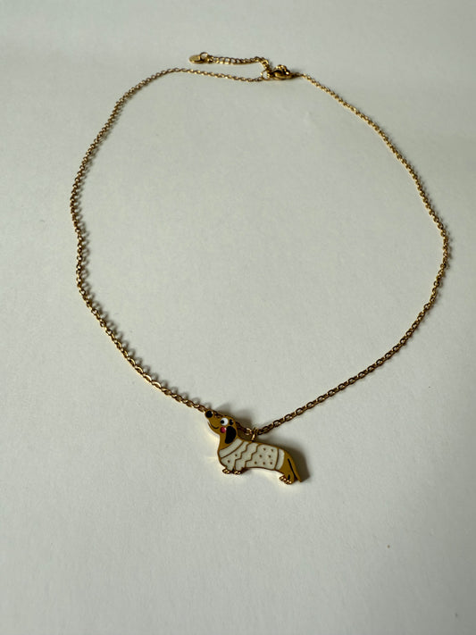 Colgante salchichas blanco