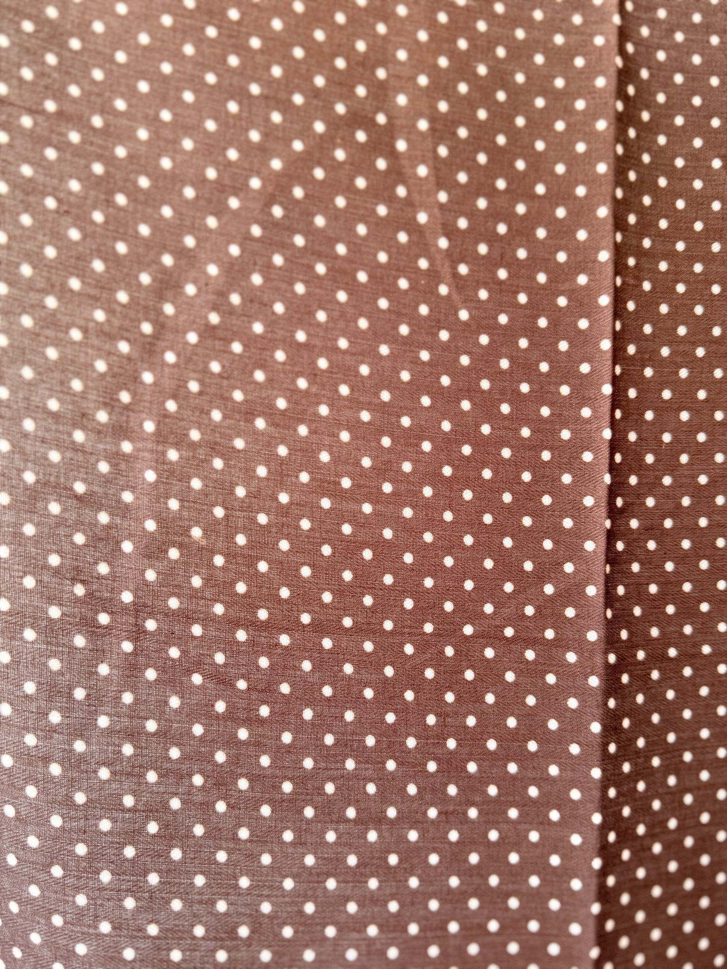 Pañuelo lunares chocolate