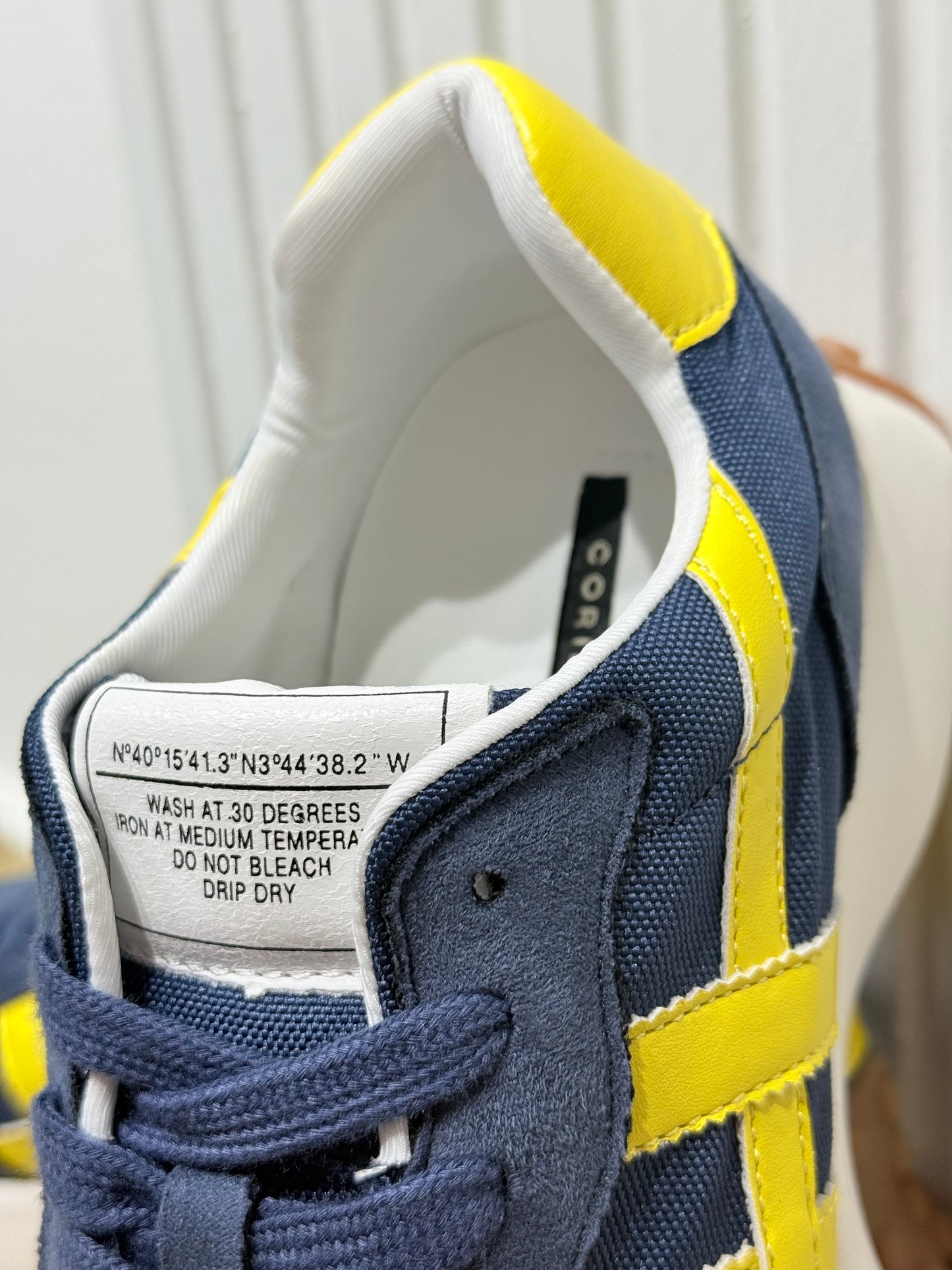 Deportivas Cocco Azul-Amarillo