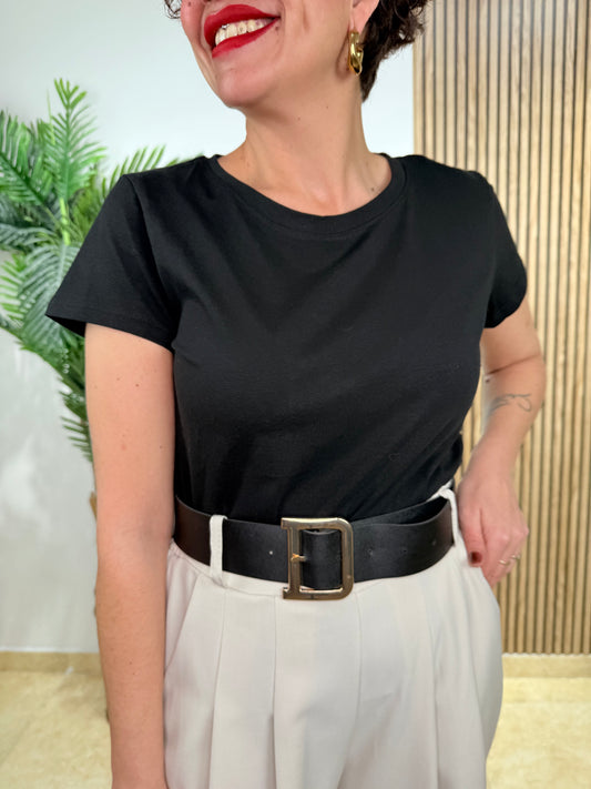 Camiseta básic negra