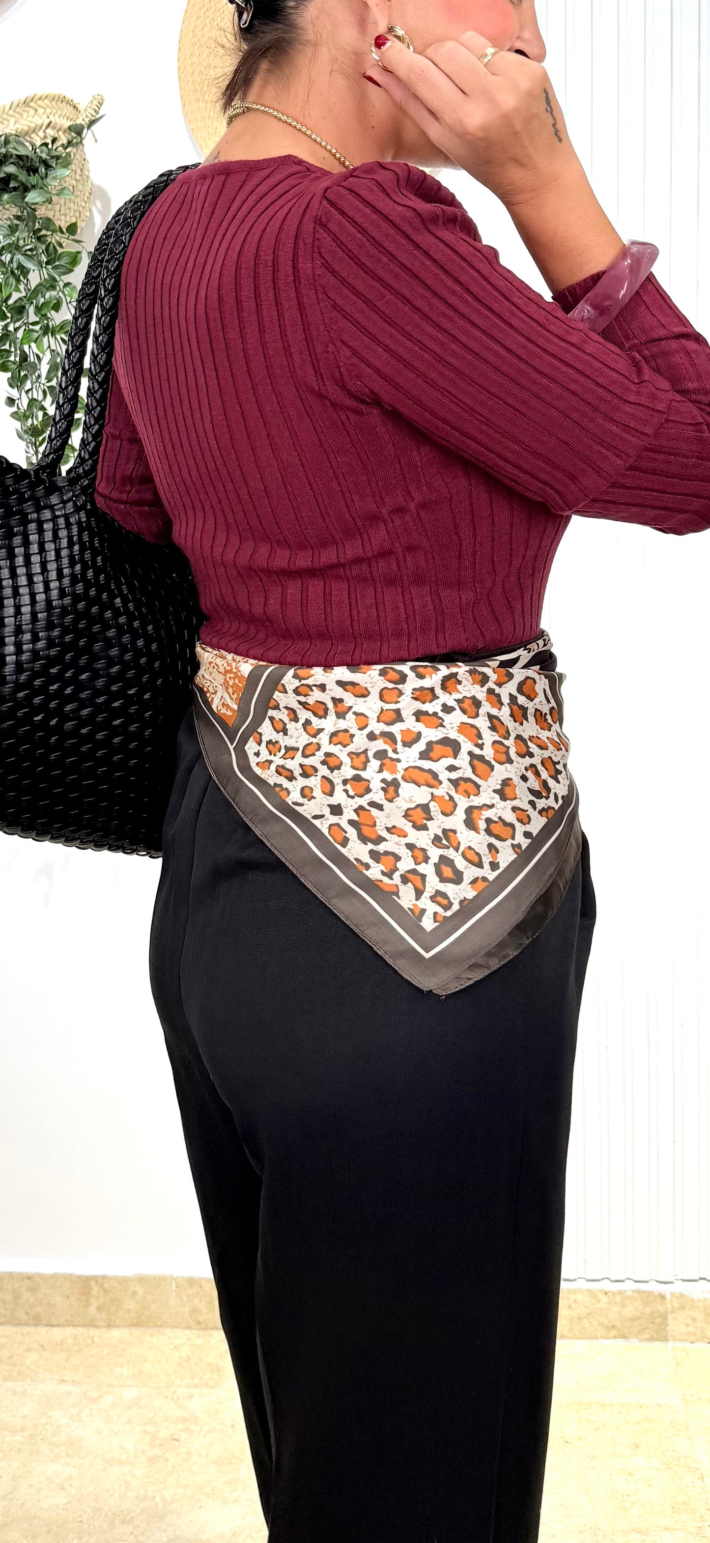 Pañuelo combi print