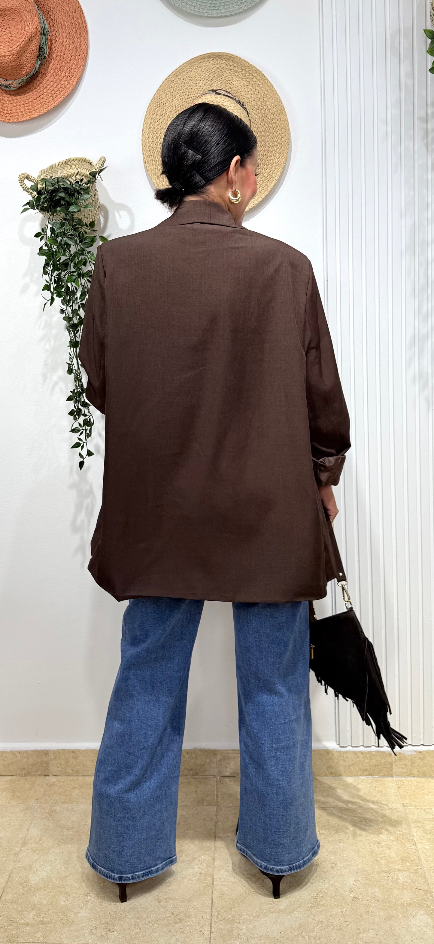 Blazer chocolate Sara