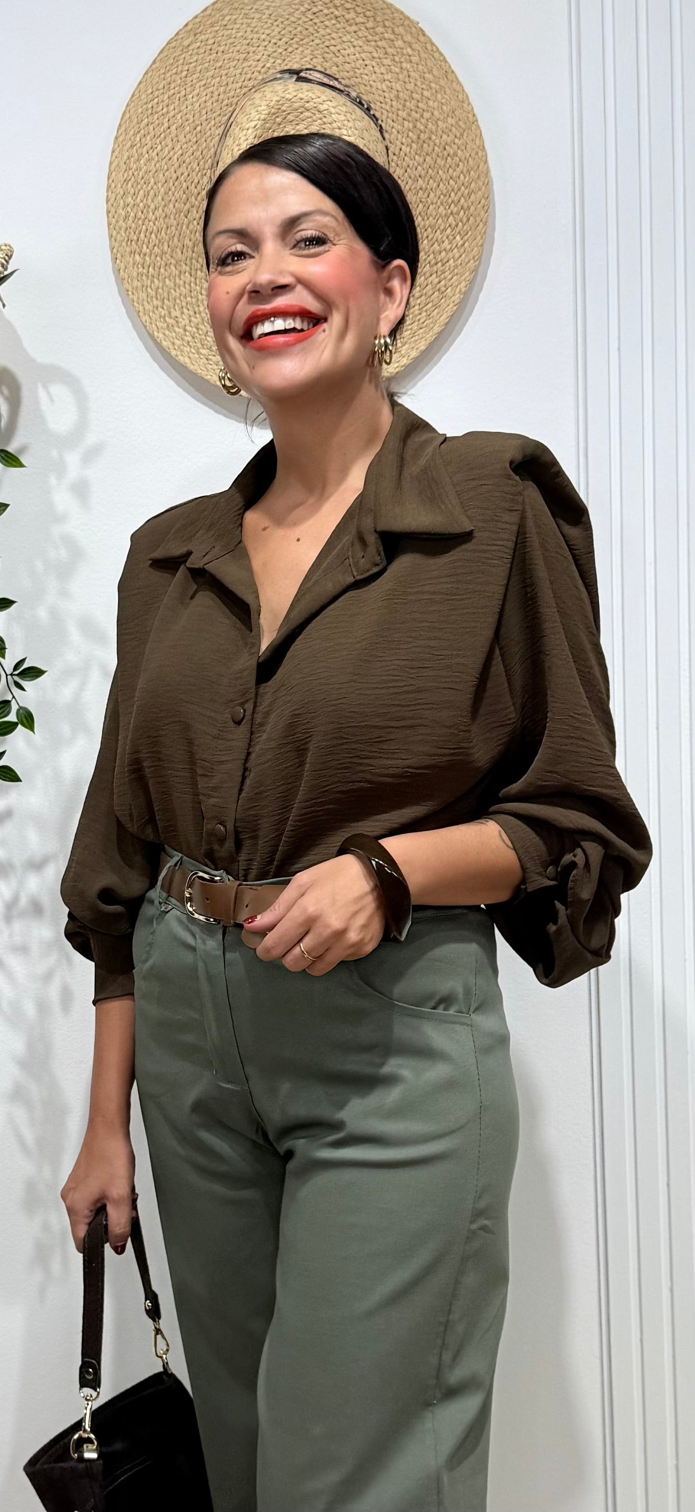 Camisa hombreras choco