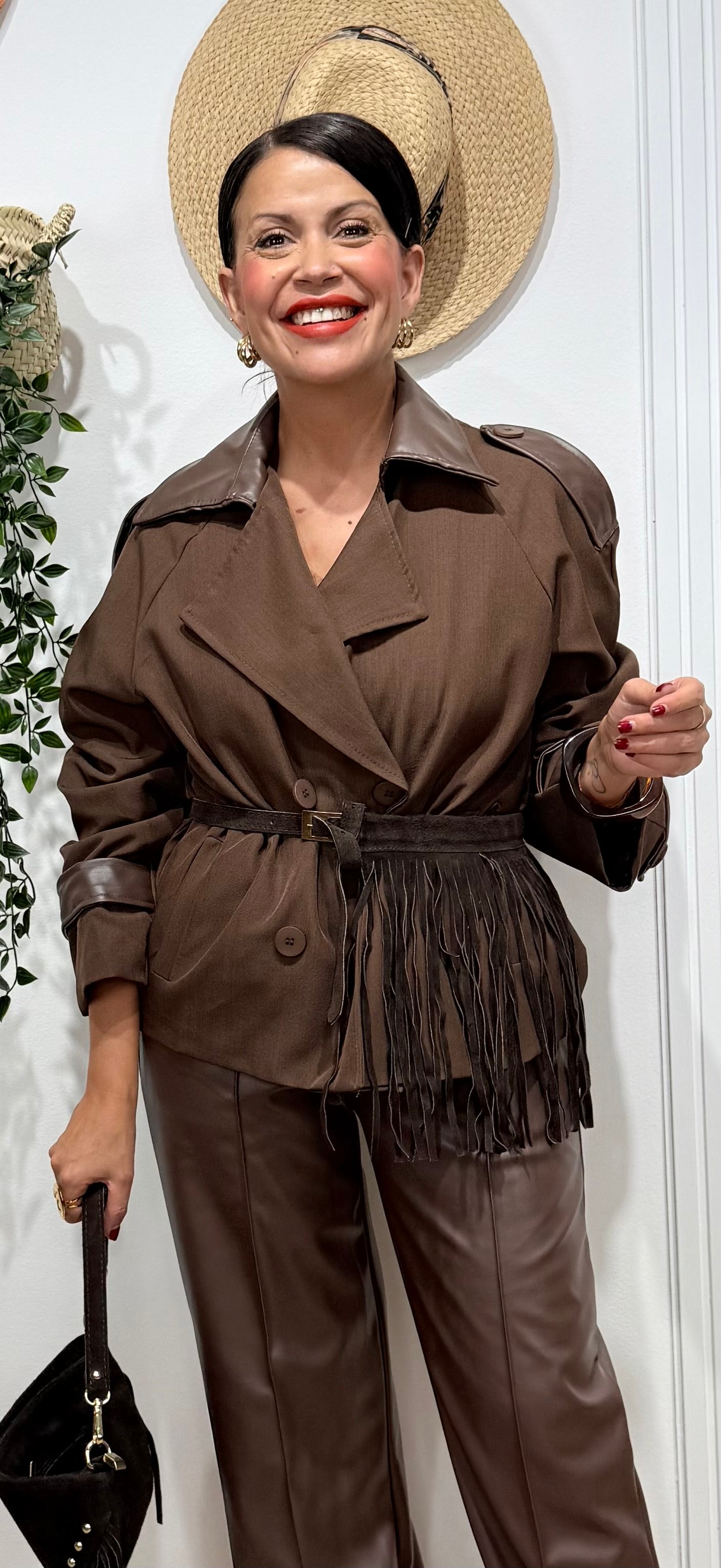 Blazer overize chocolate