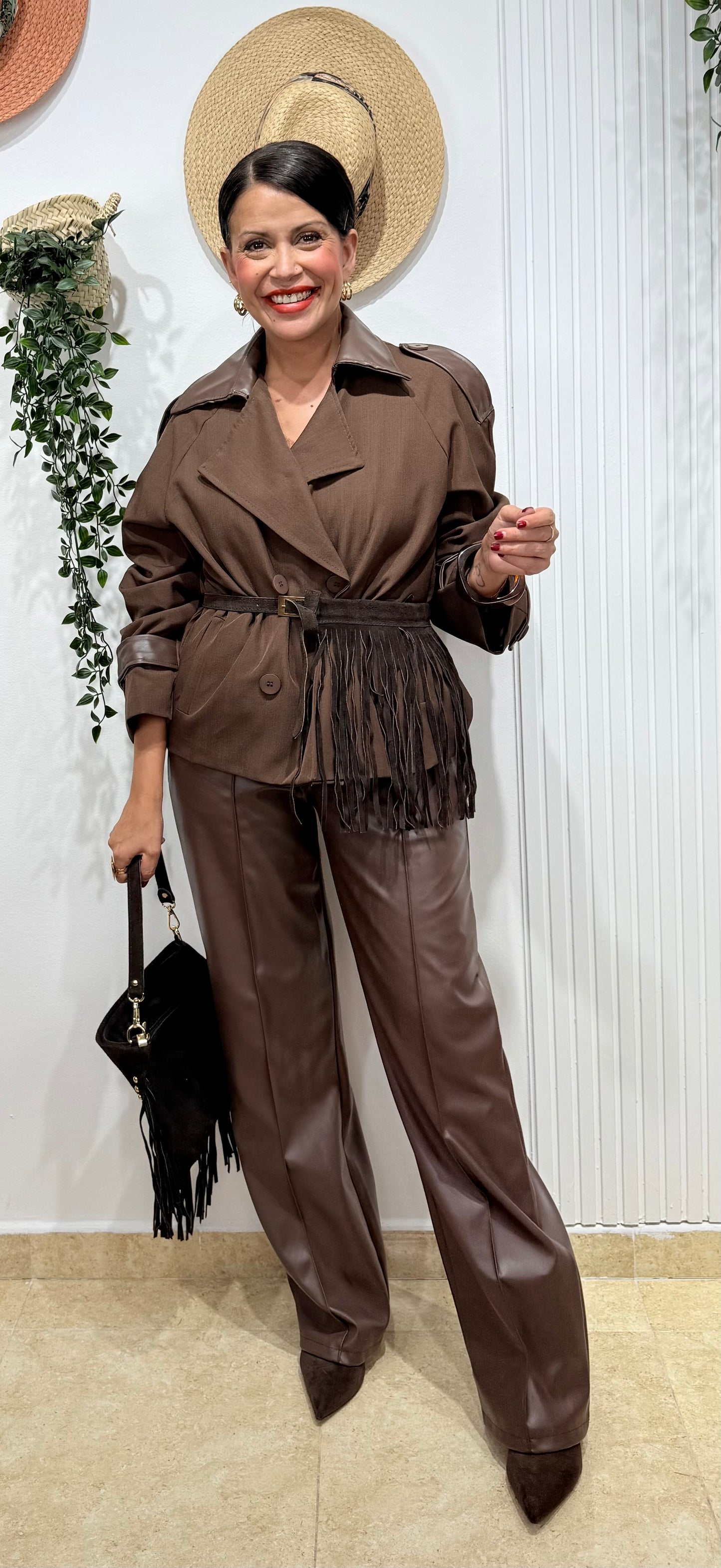 Blazer overize chocolate
