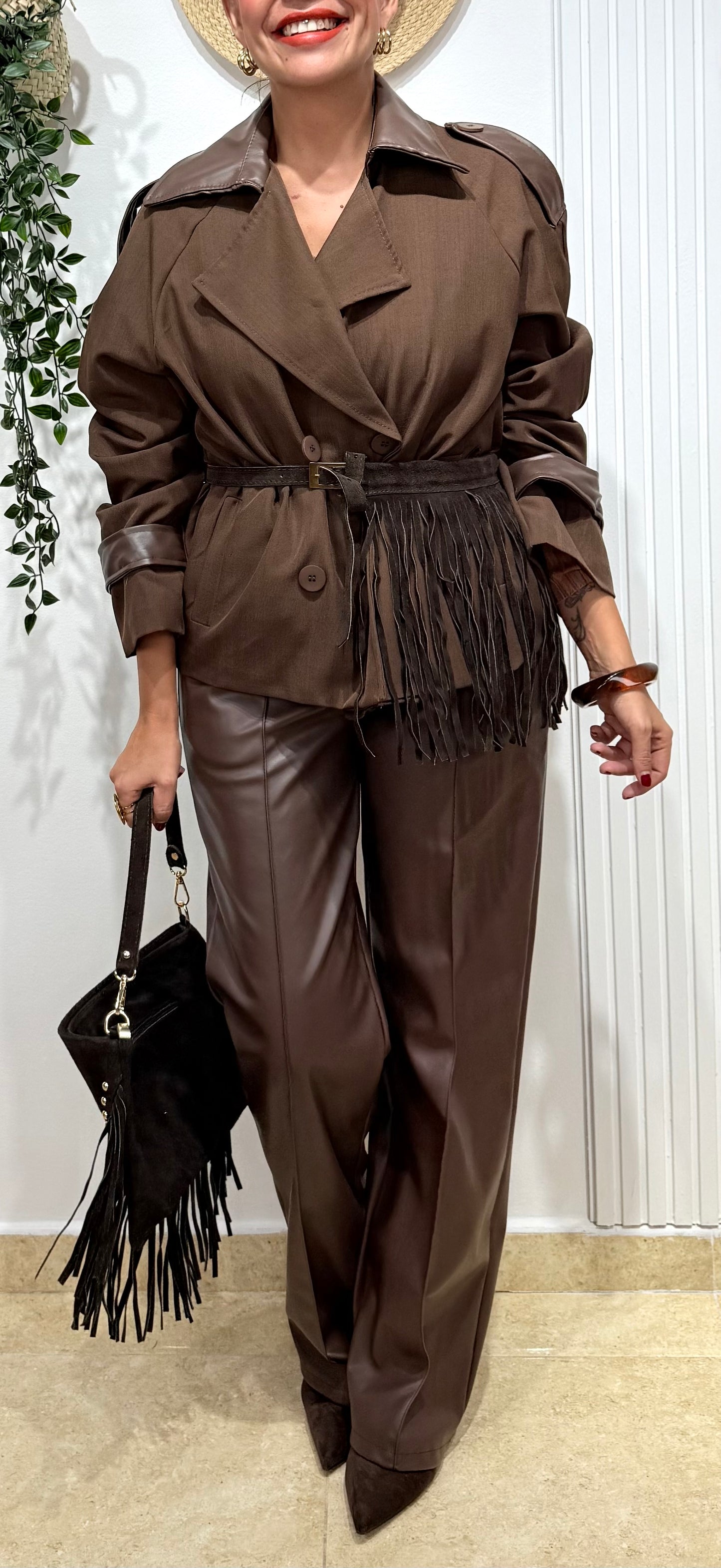 Blazer overize chocolate