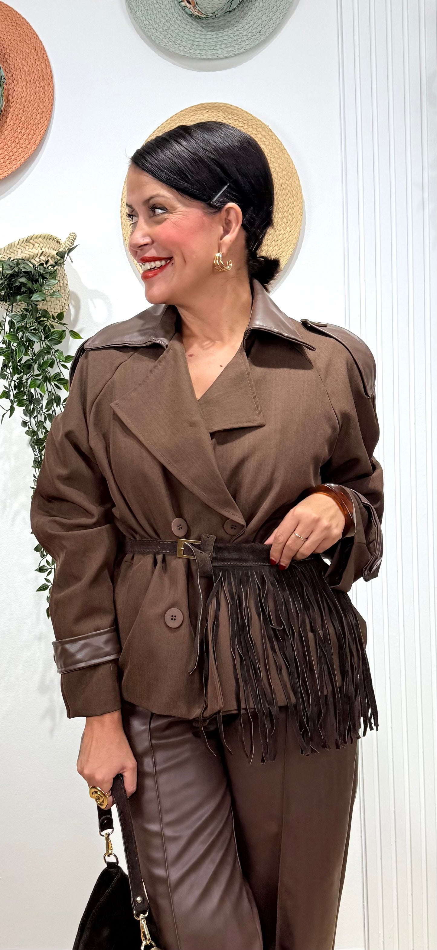 Blazer overize chocolate