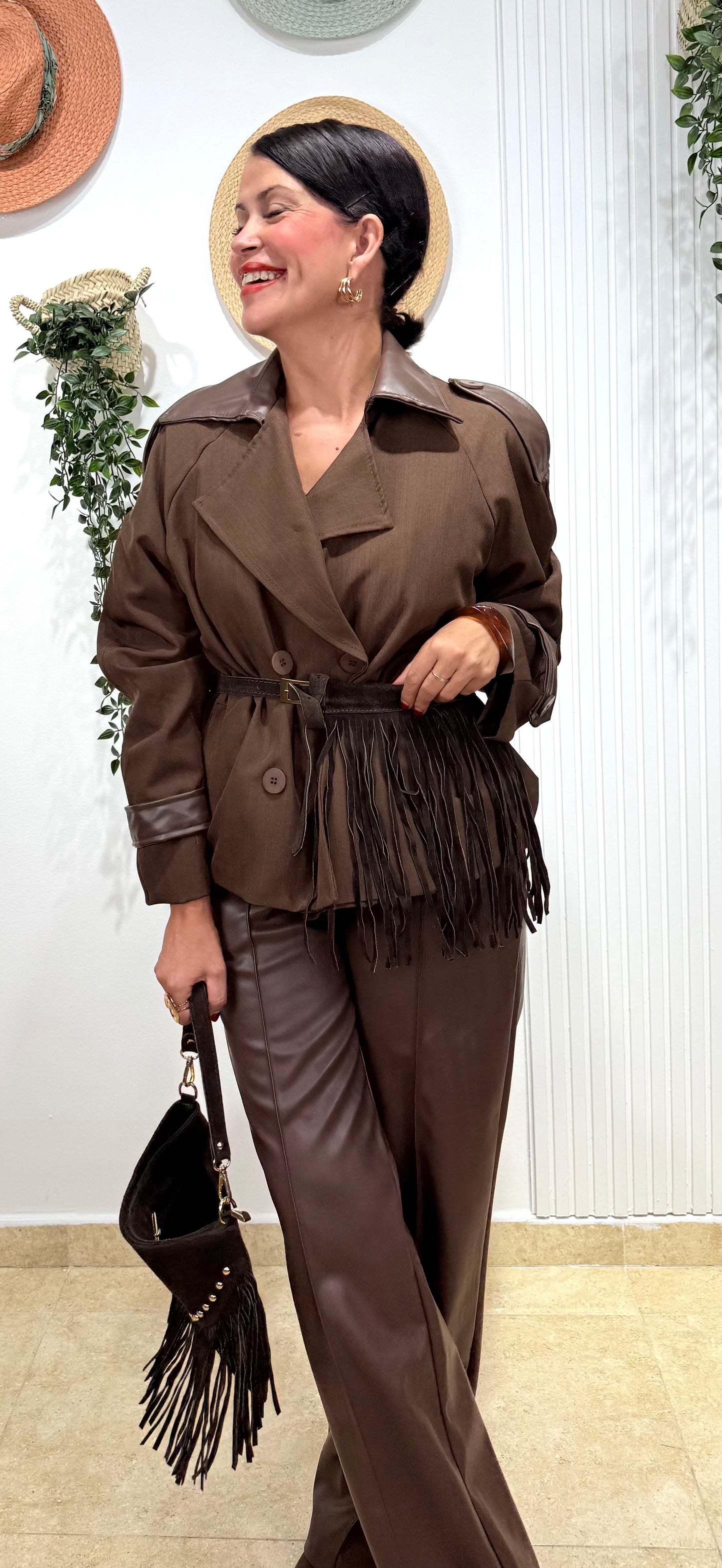 Blazer overize chocolate
