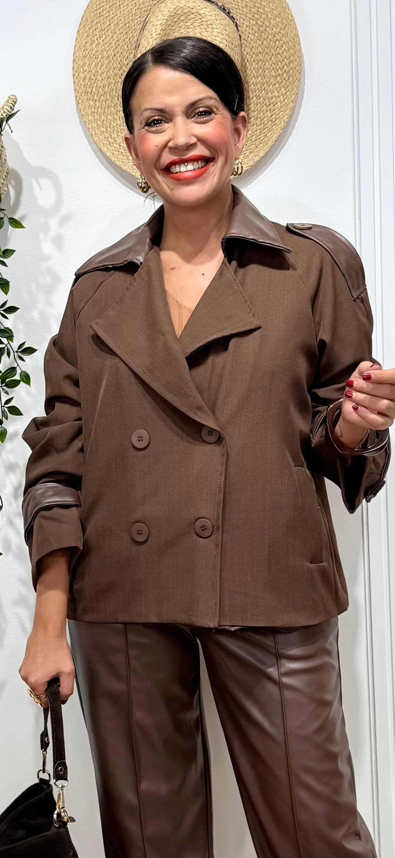 Blazer overize chocolate