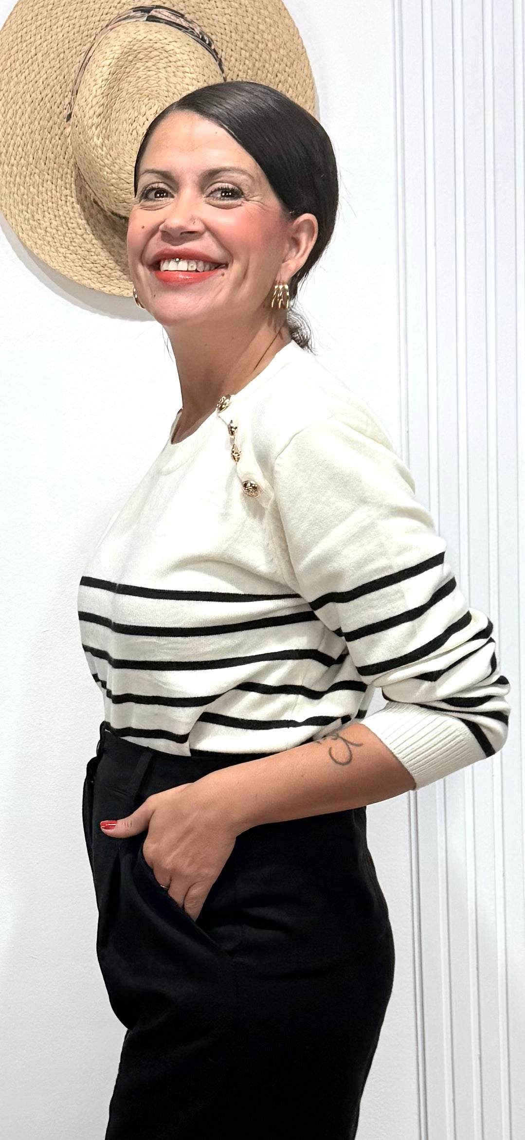 Jersey marinero detalles