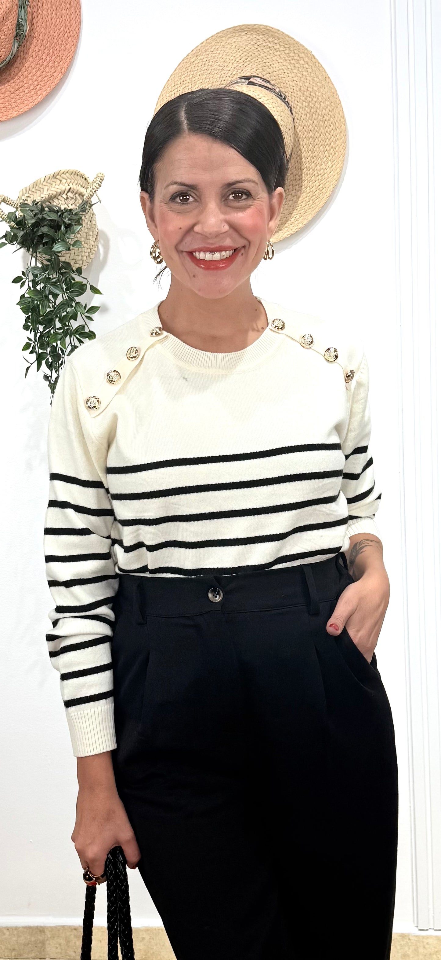 Jersey marinero detalles