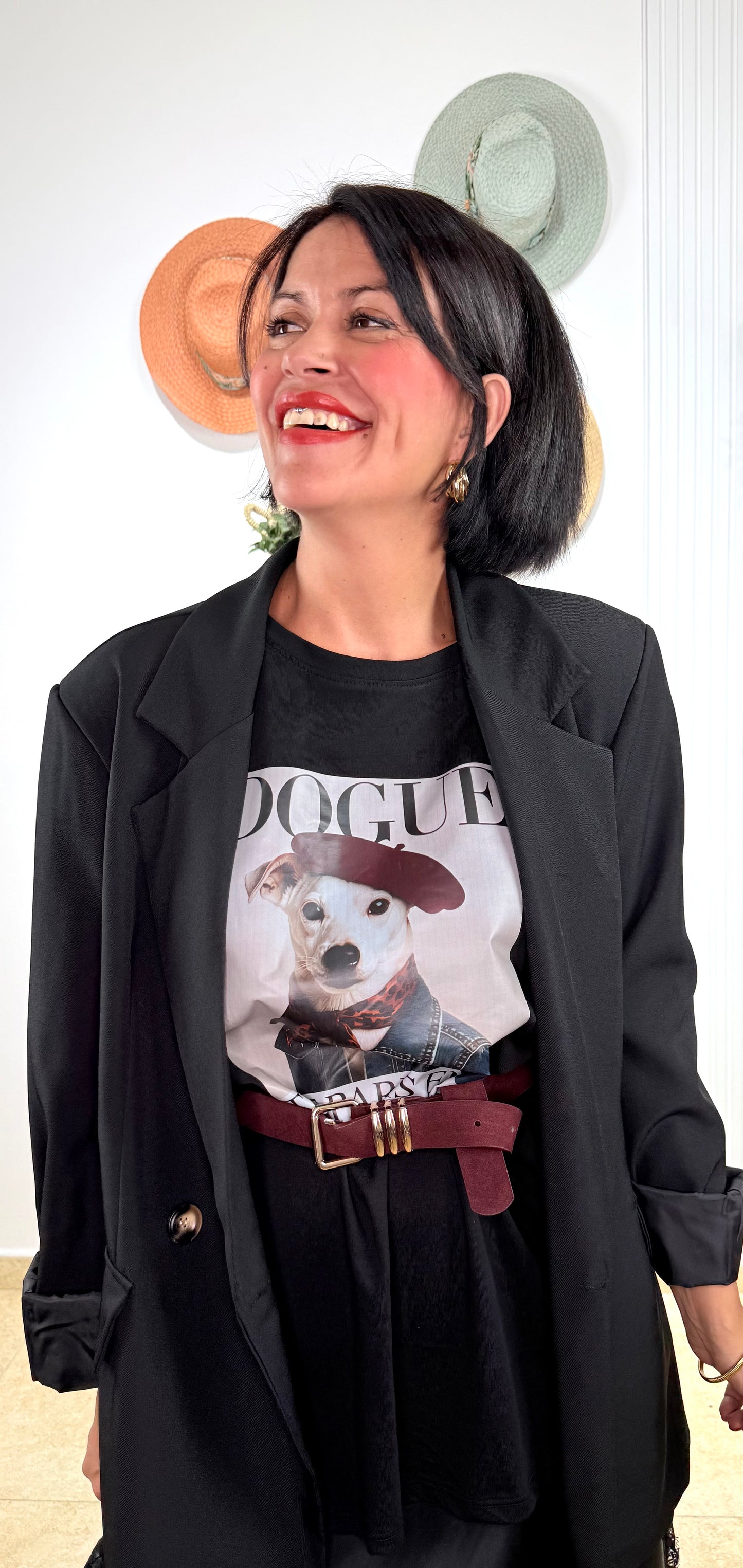 Blazer oversize negra
