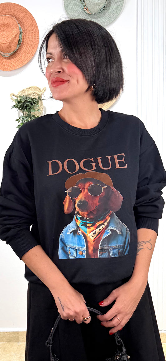 Sudadera Dog negra