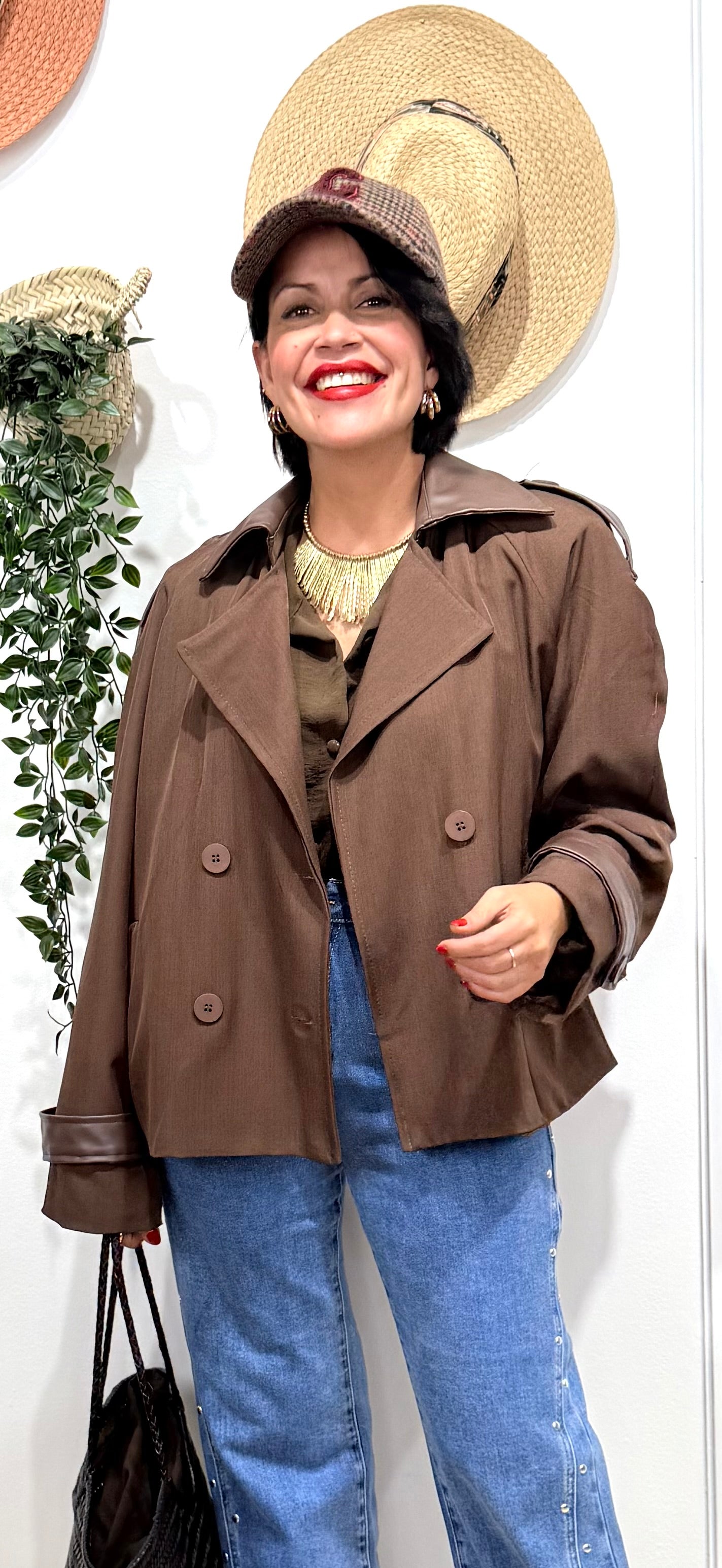 Blazer overize chocolate