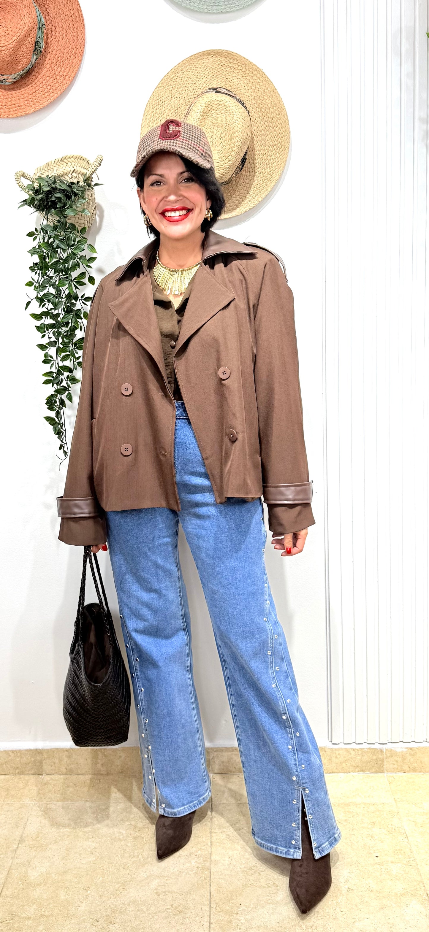 Blazer overize chocolate