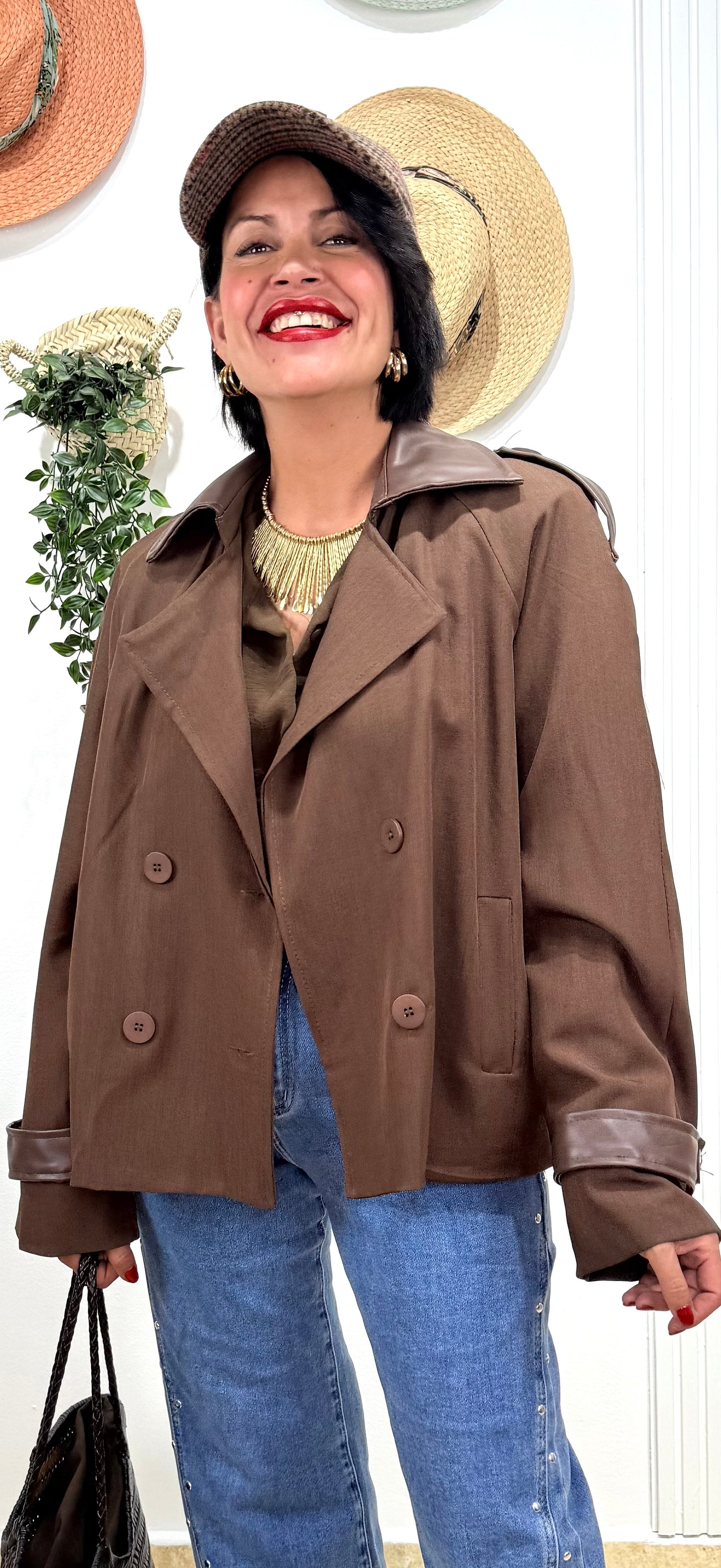 Blazer overize chocolate