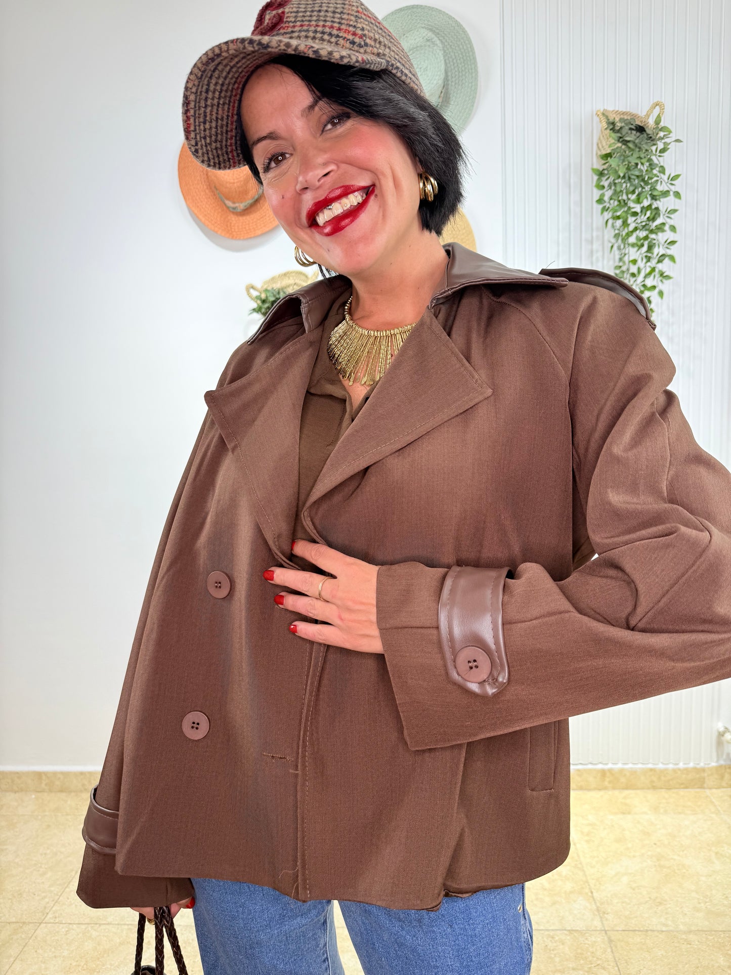 Blazer overize chocolate