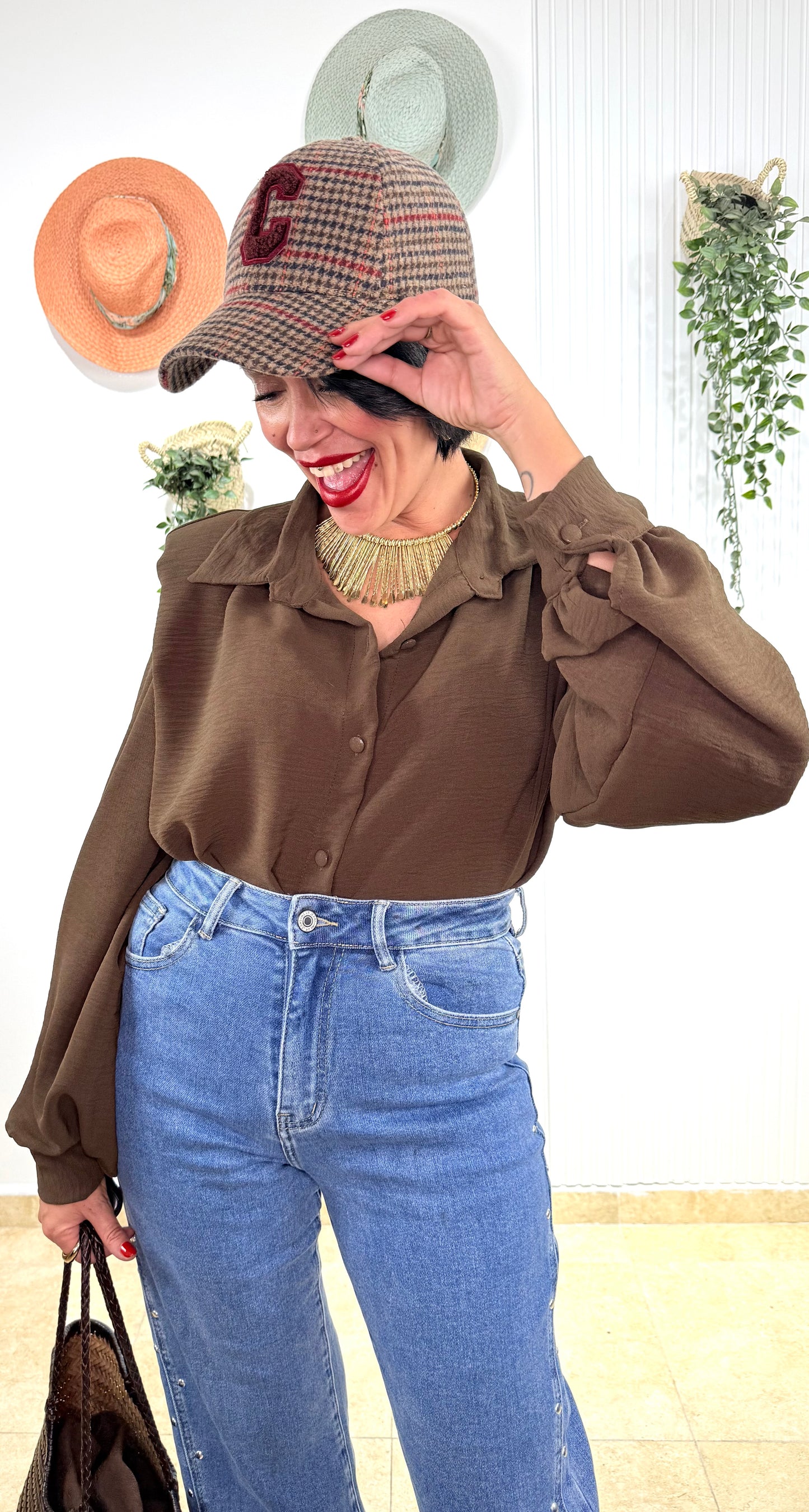 Camisa hombreras choco