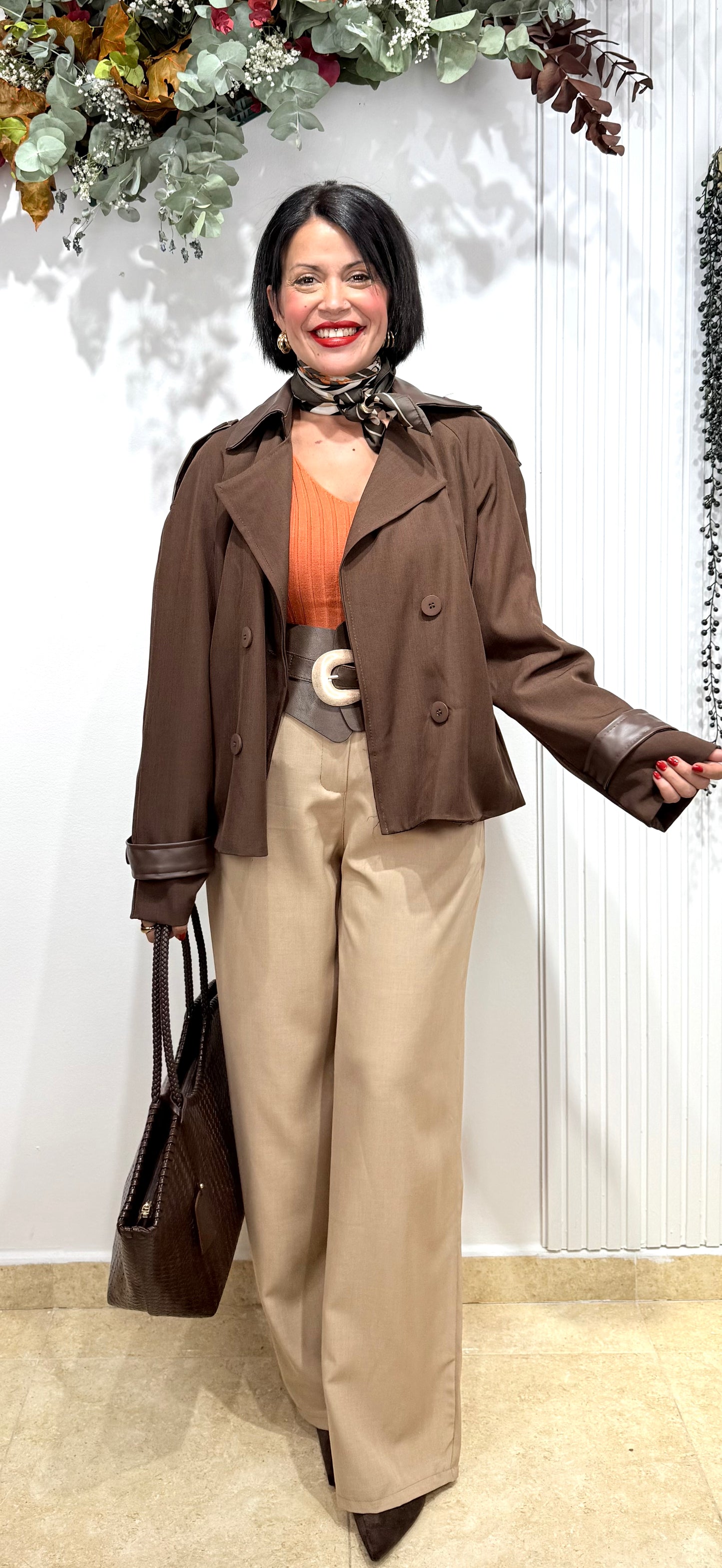 Blazer overize chocolate