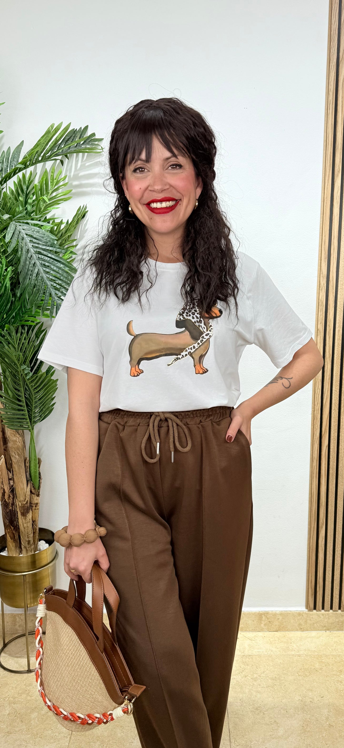 Pantalón Azahara chocolate 