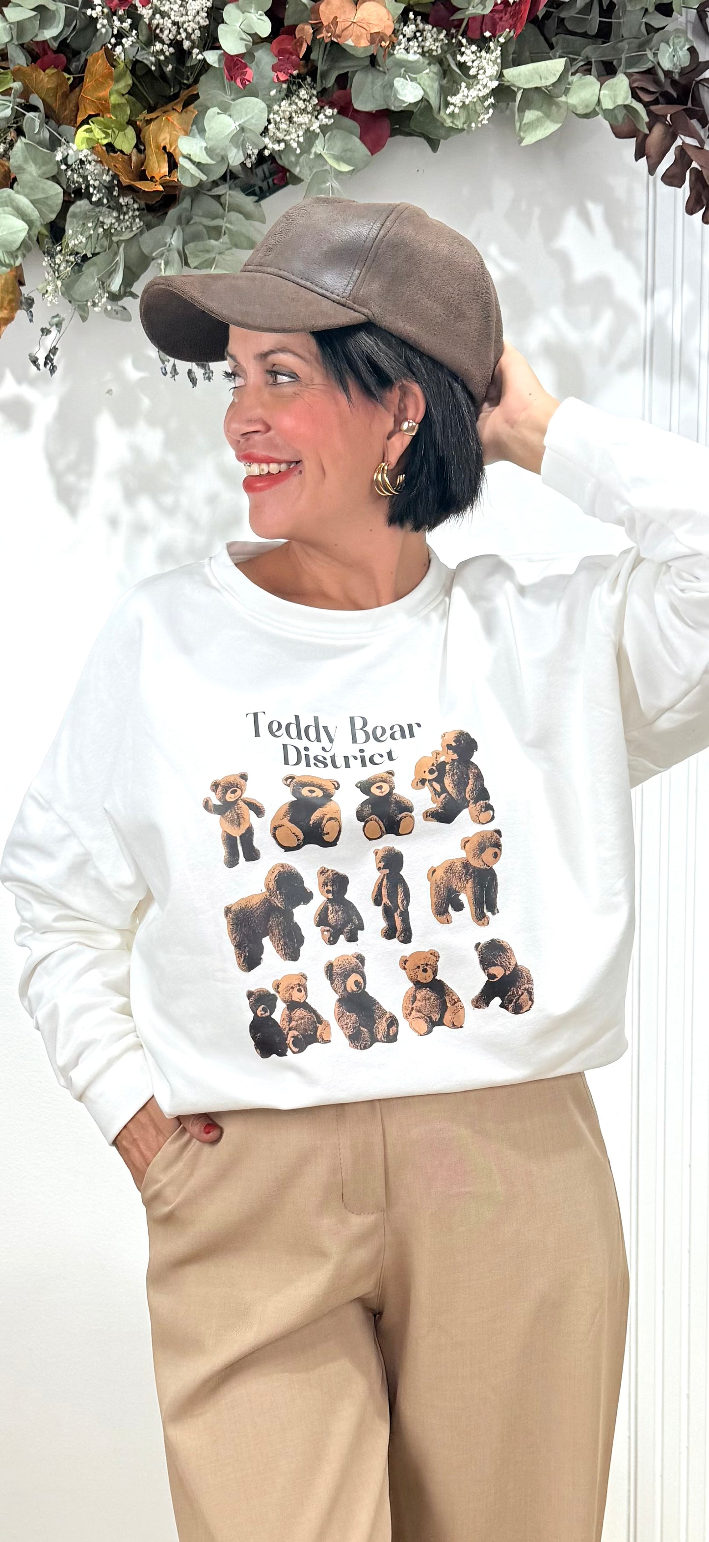 Sudadera Teddy blanca