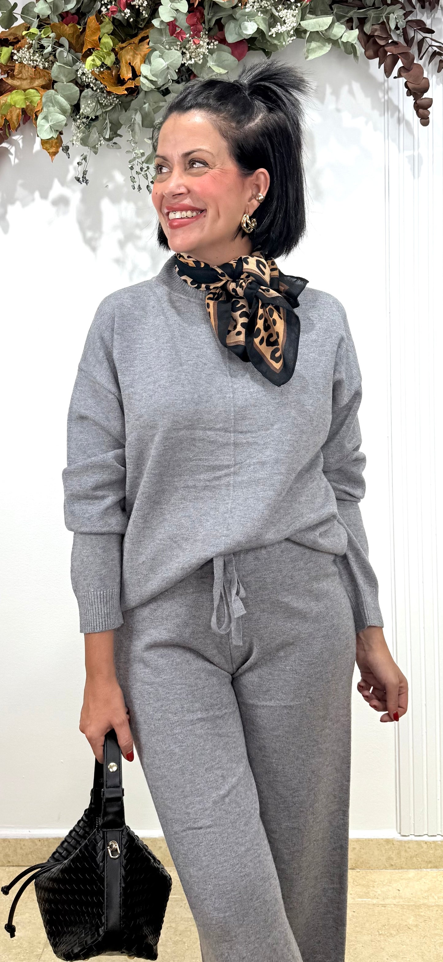 Conjunto de punto gris