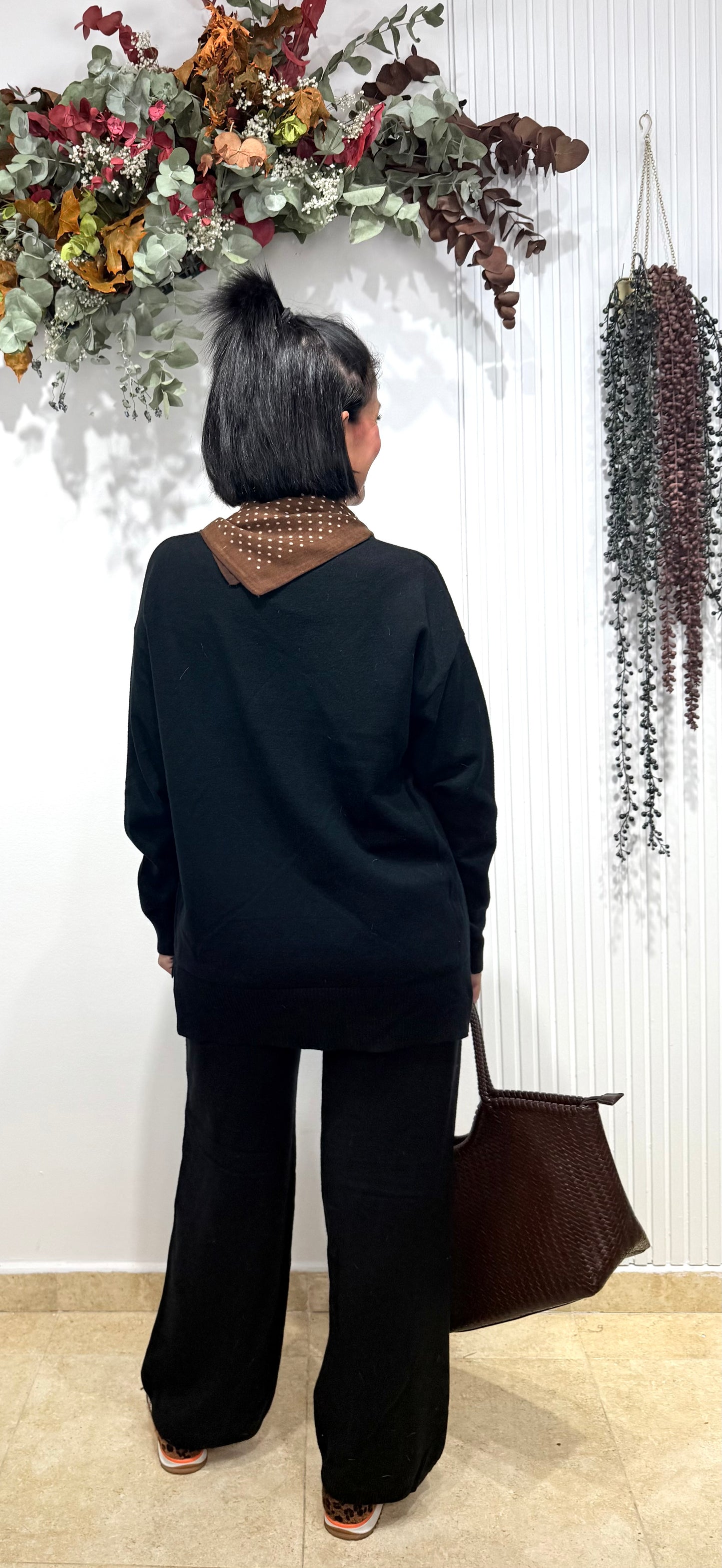 Conjunto de punto negro