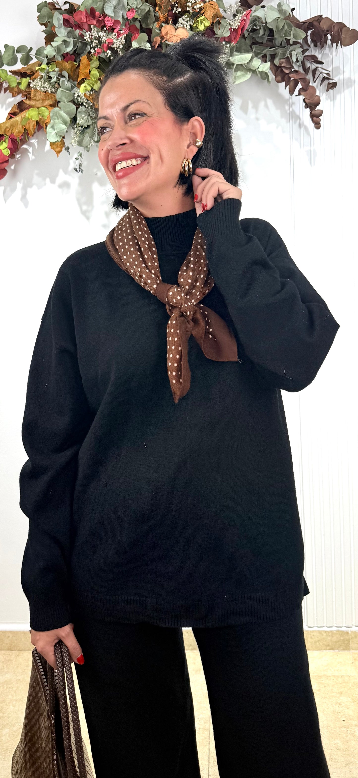 Conjunto de punto negro