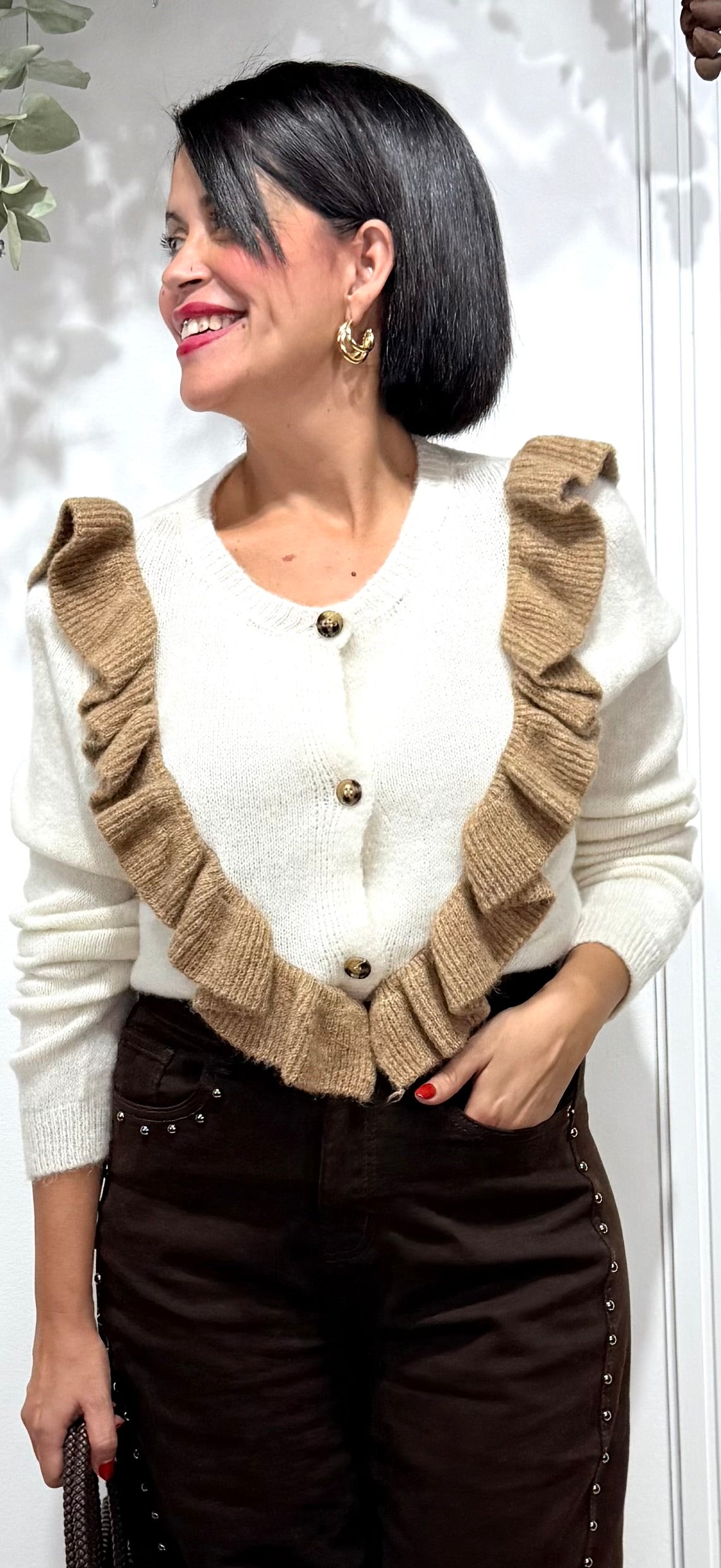 Jersey volantes combi camel