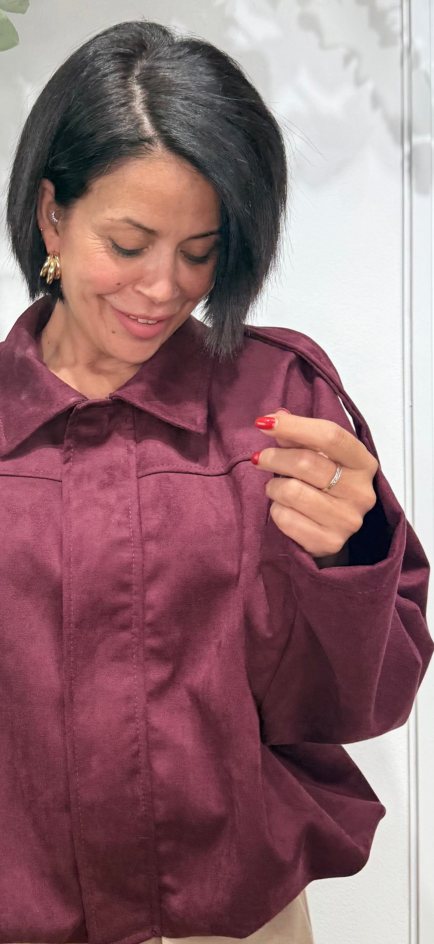 Chaqueta Bilma burdeos
