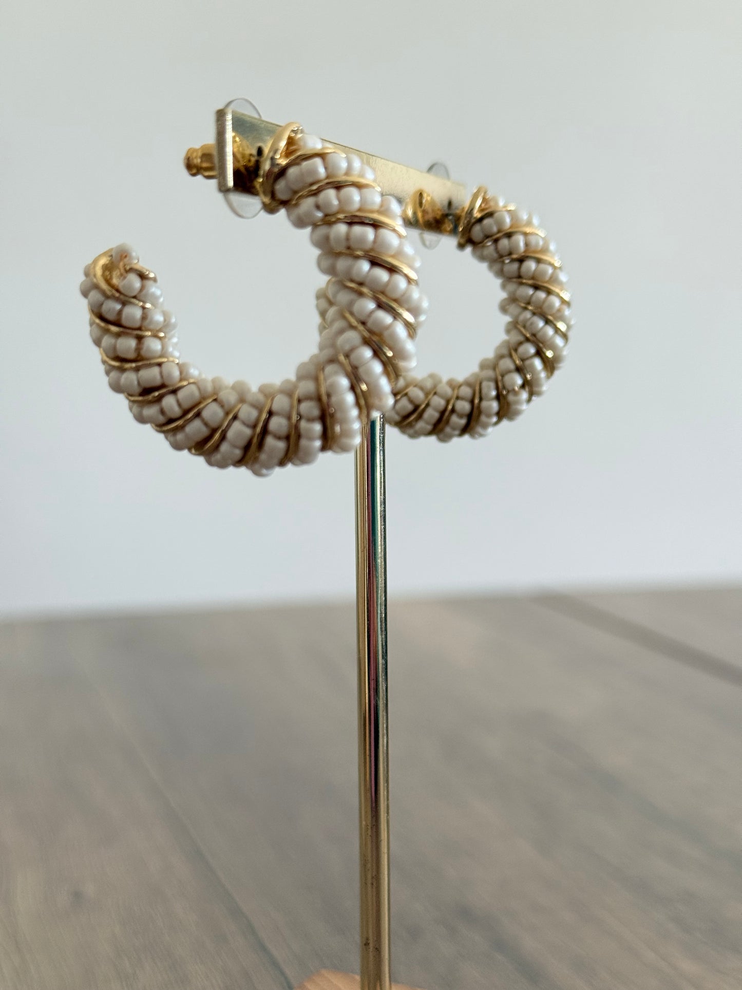 Aros perlados Noelia