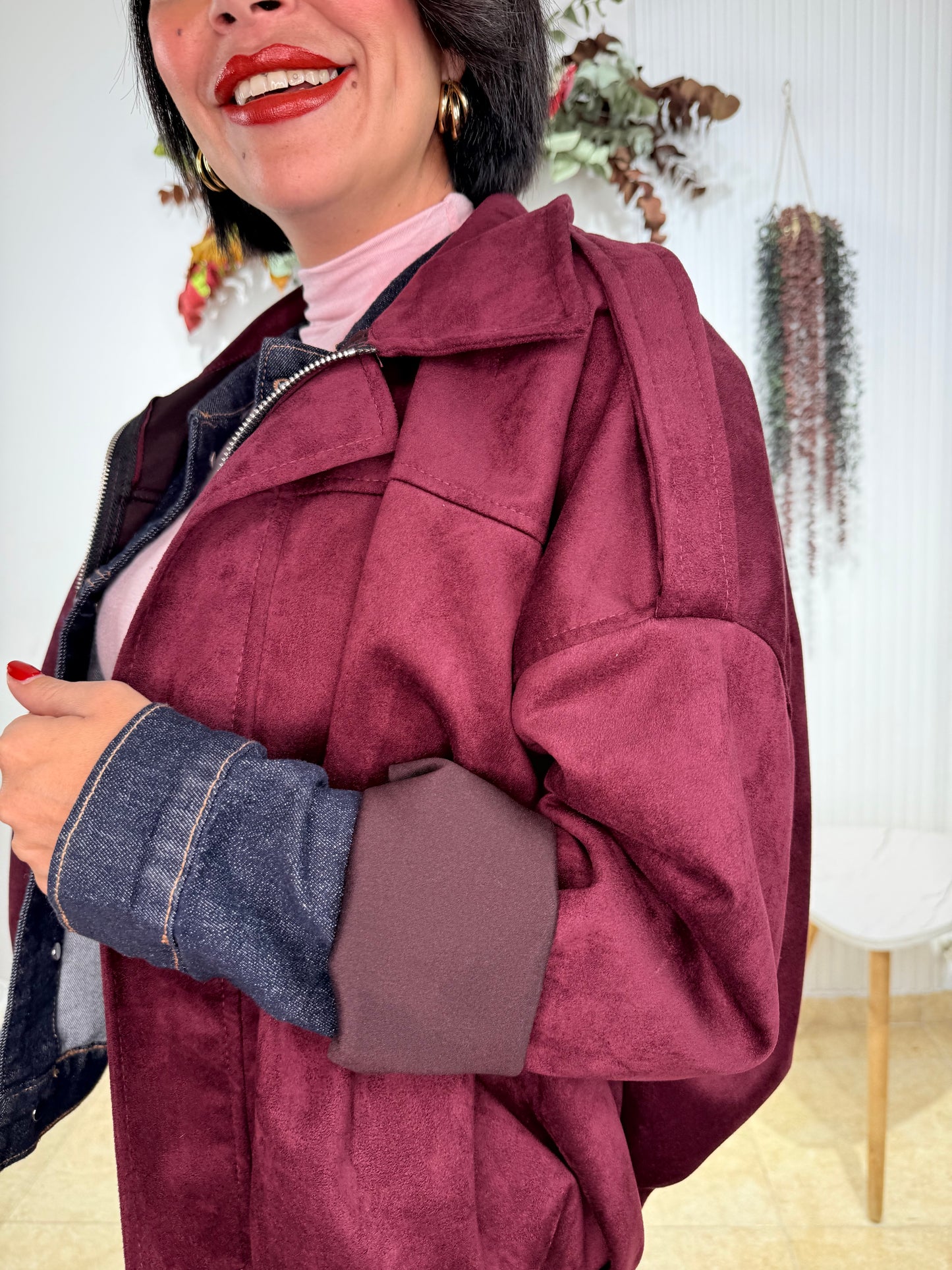 Chaqueta Bilma burdeos