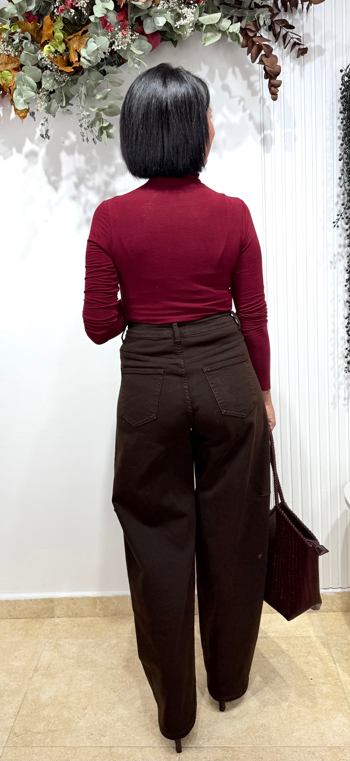 Camiseta intimisimi burdeos