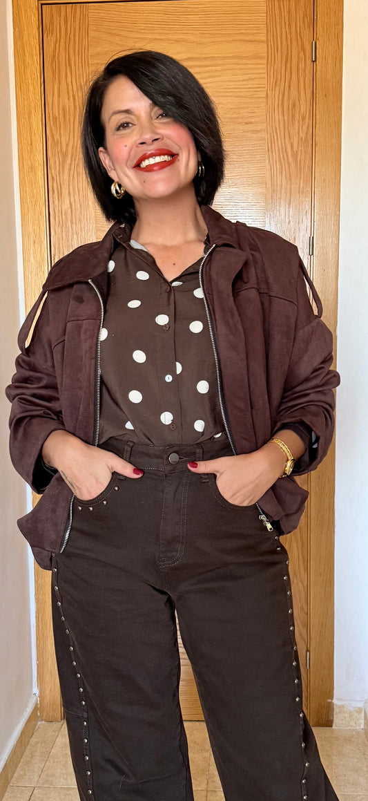 Chaqueta Bilma Chocolate