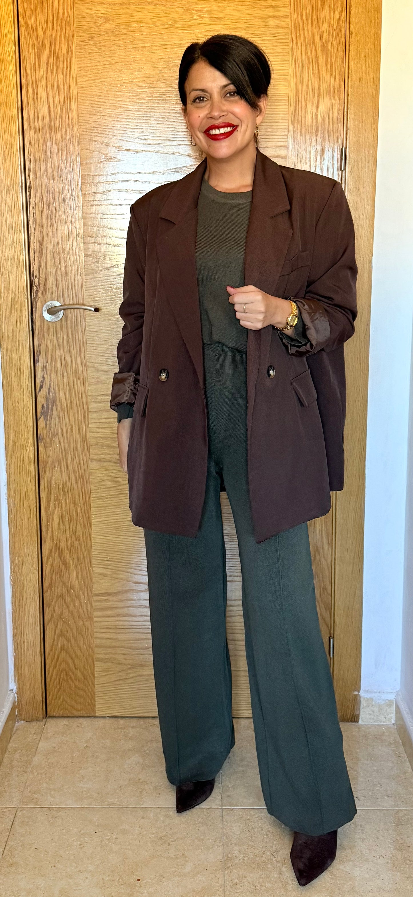 Conjunto Verde oliva Toscana