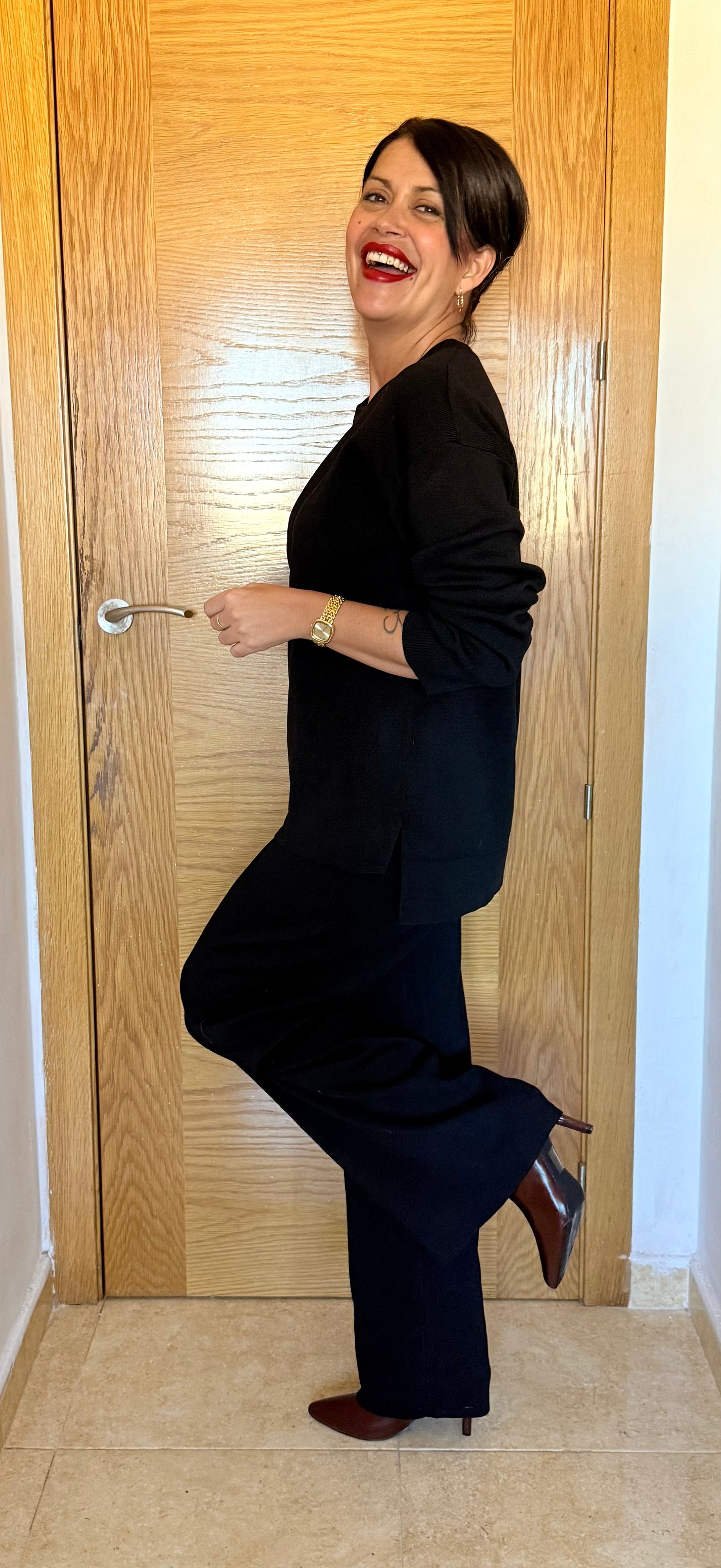 Conjunto negro Toscana