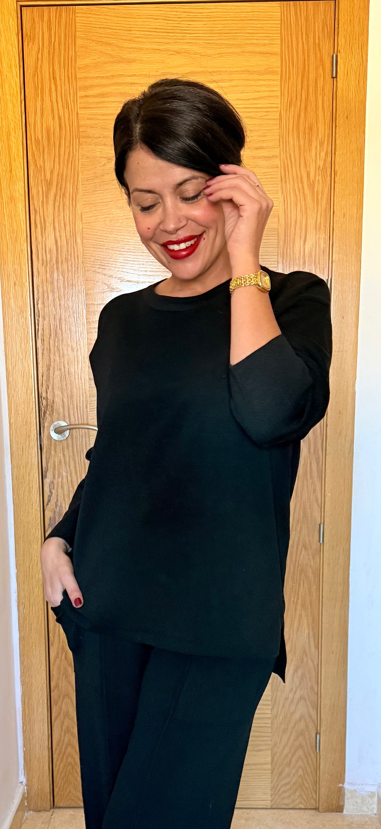 Conjunto negro Toscana