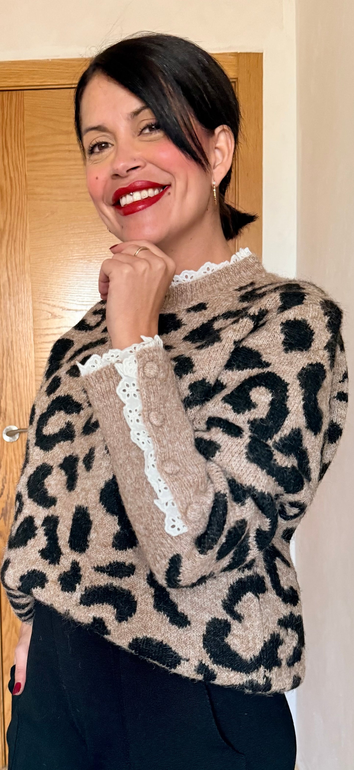 Jersey print puntilla