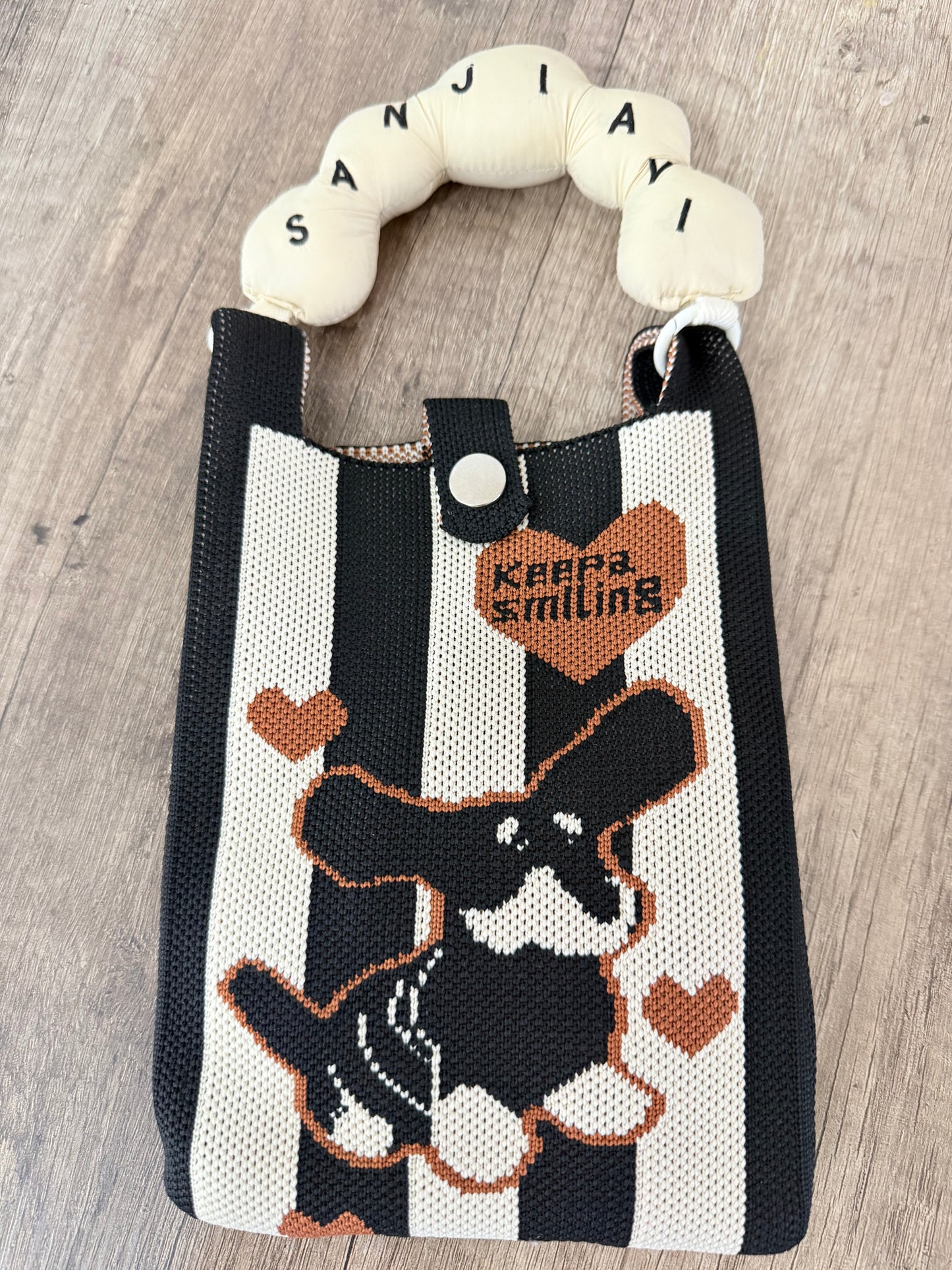 Bolsito black / white dog