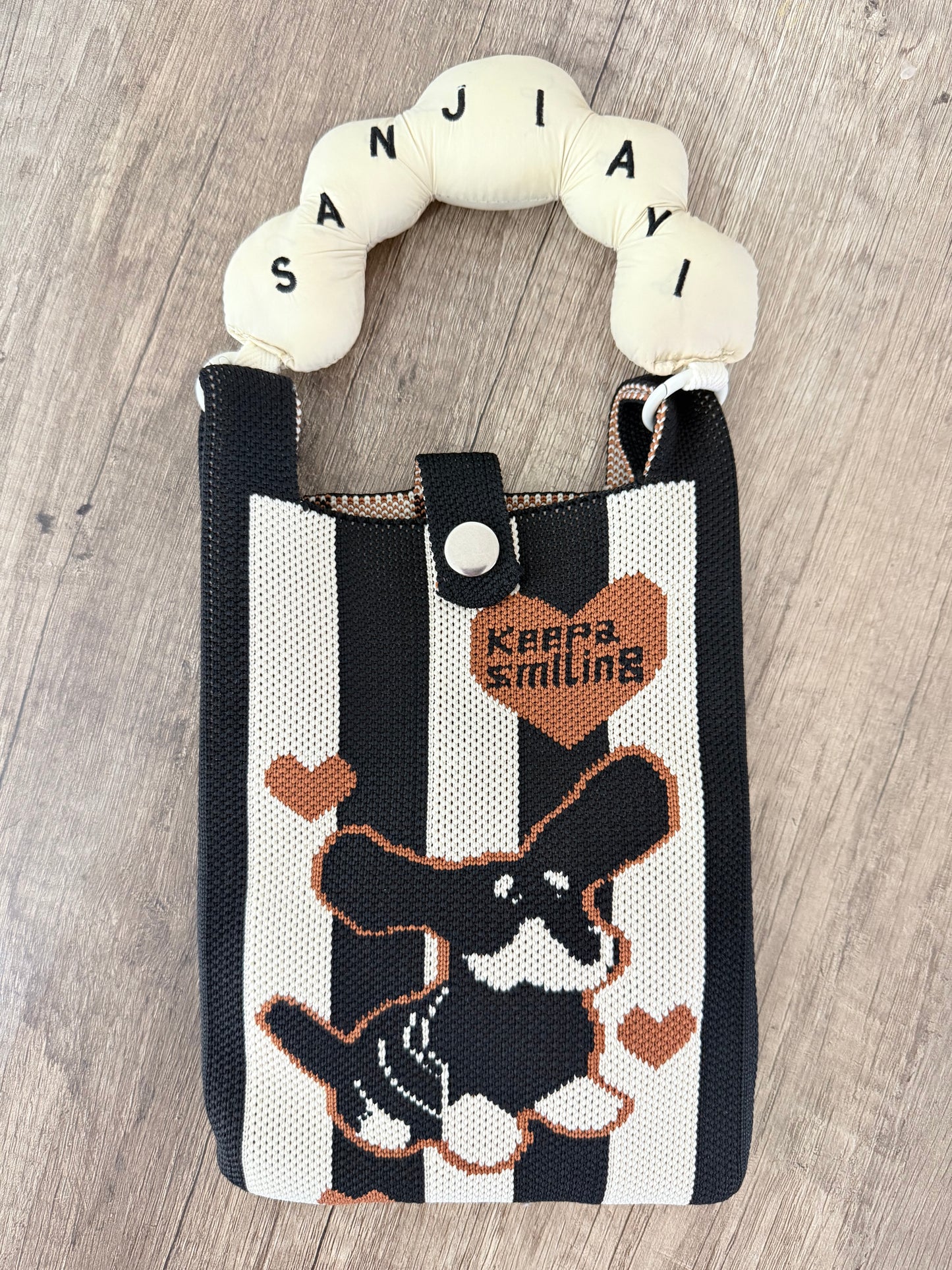 Bolsito black / white dog