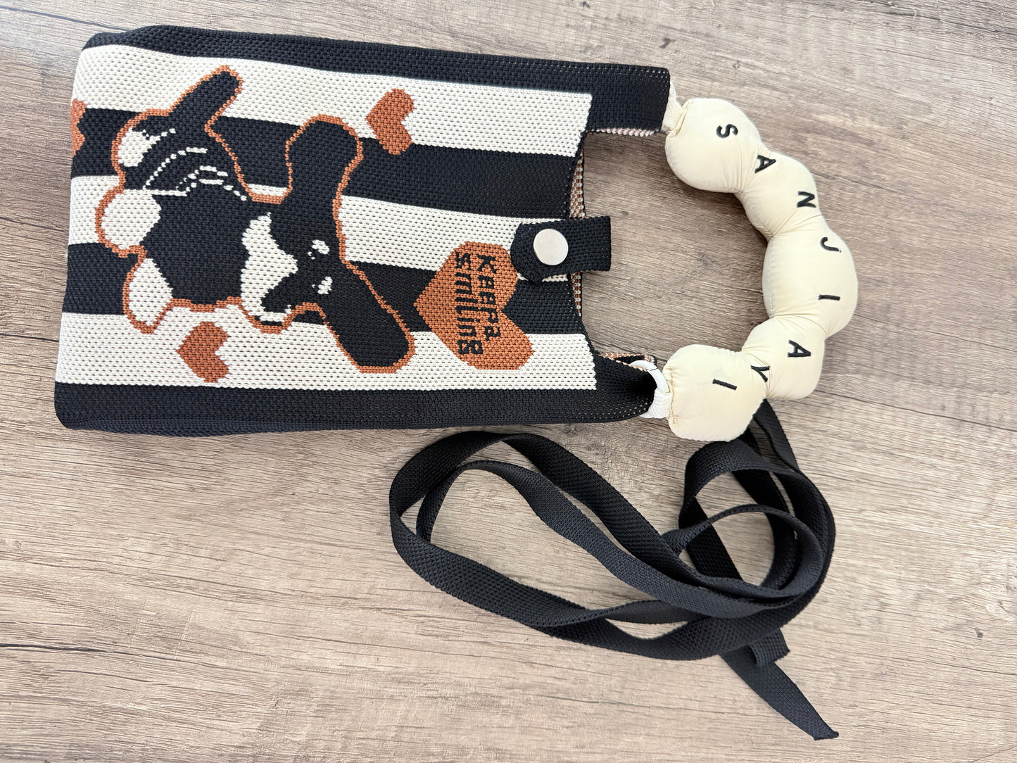 Bolsito black / white dog