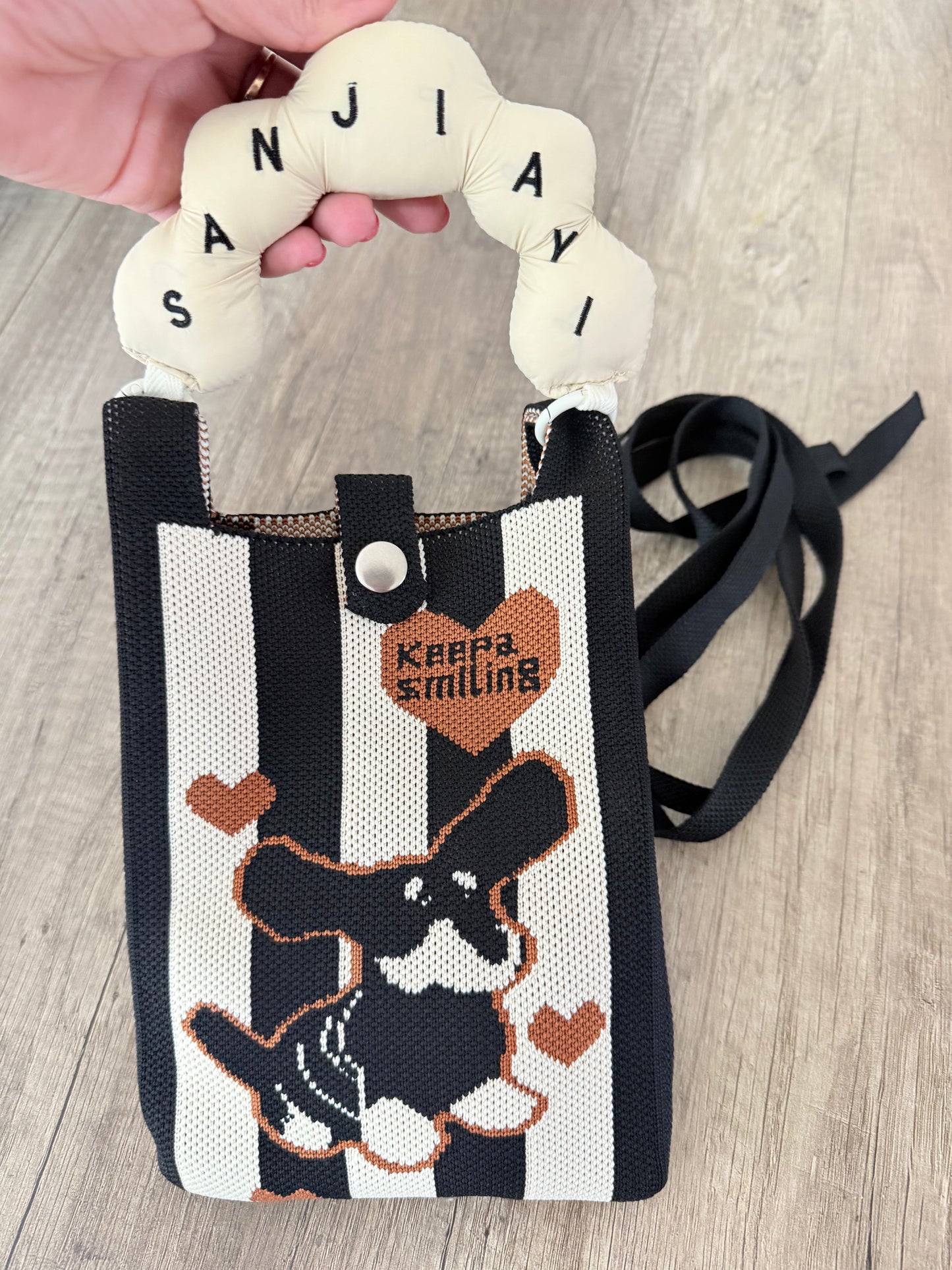 Bolsito black / white dog