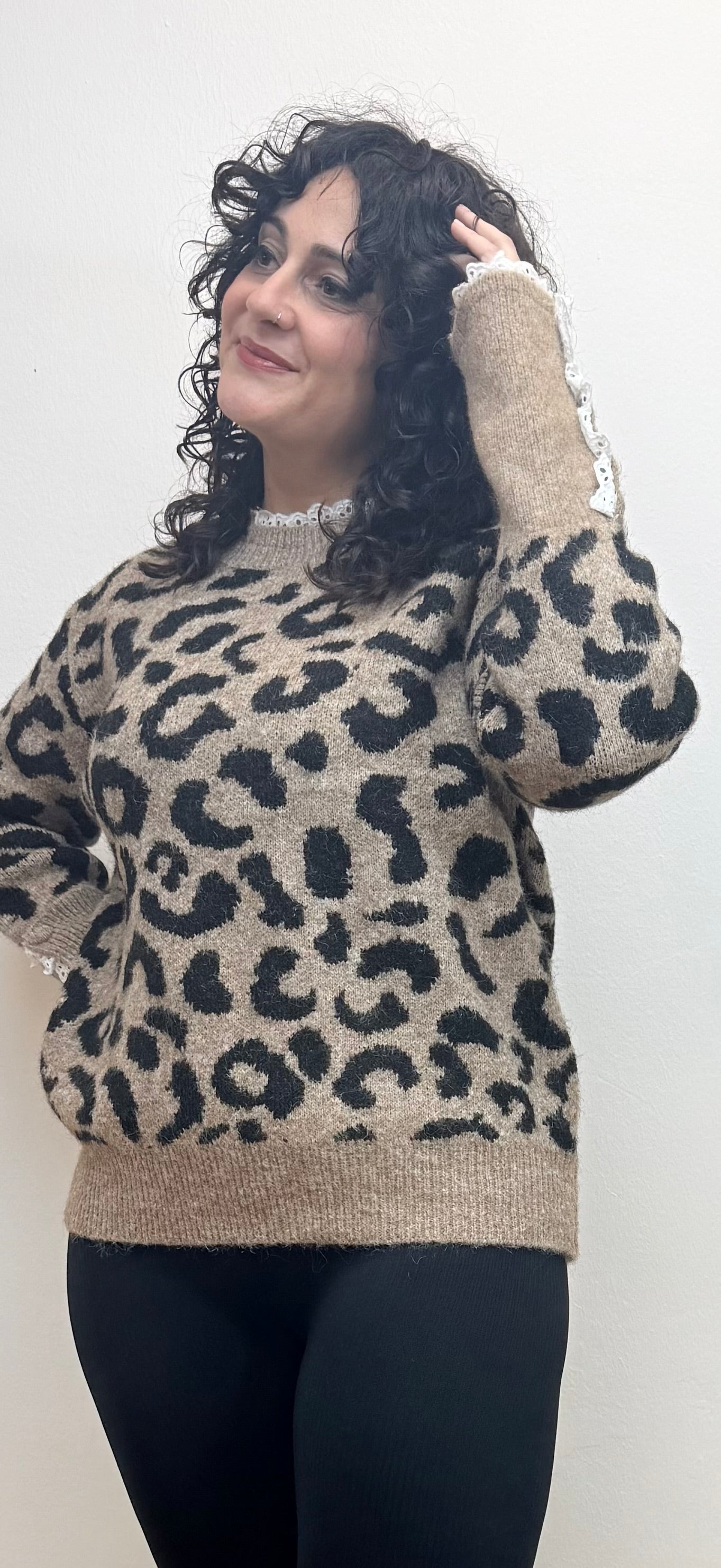 Jersey print puntilla