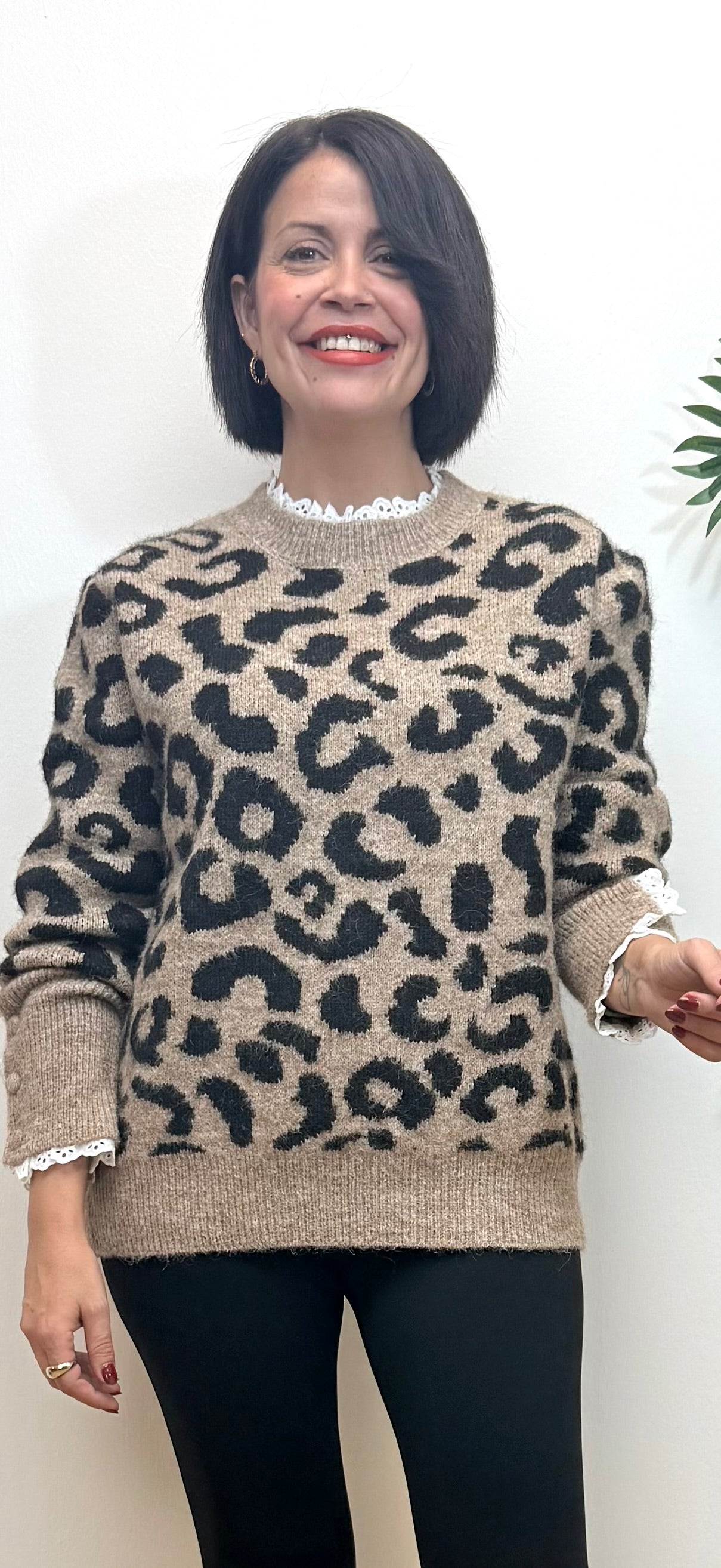 Jersey print puntilla