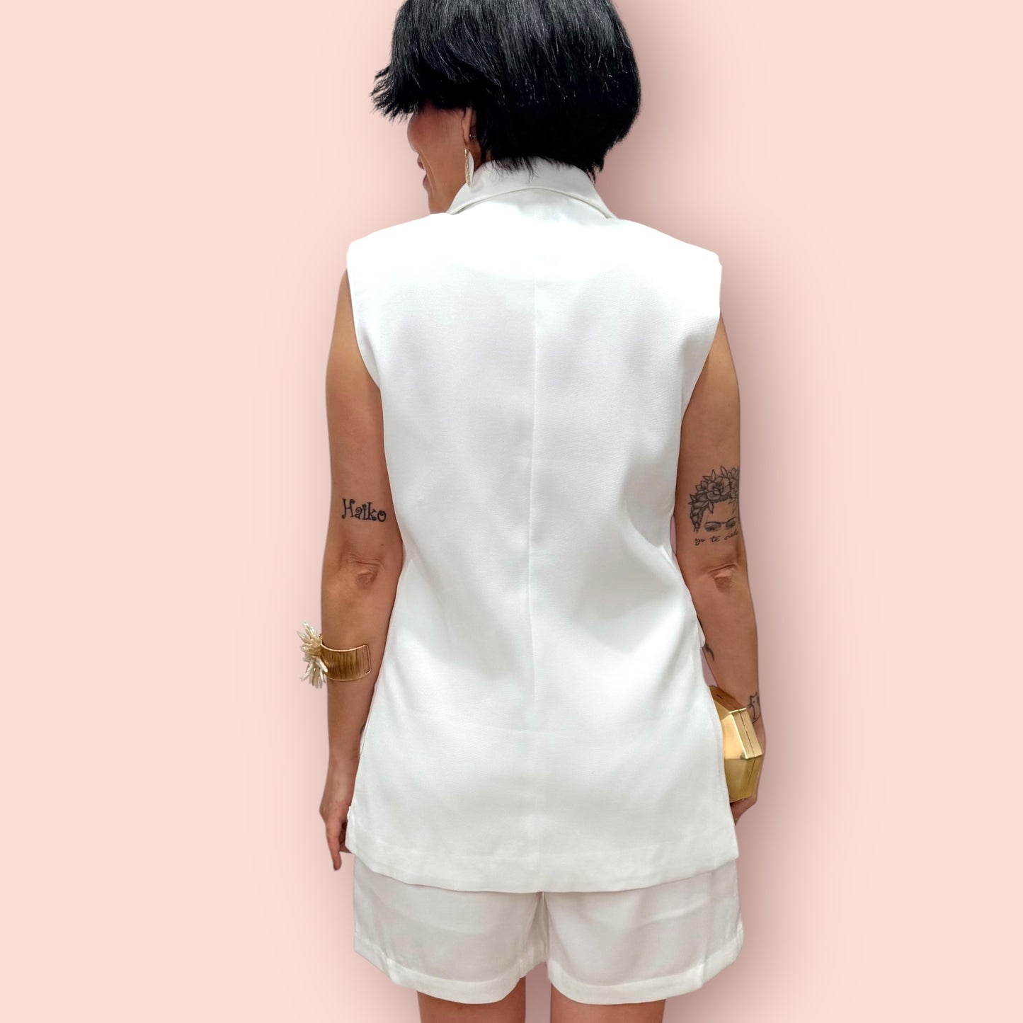 Conjunto sastre blanco