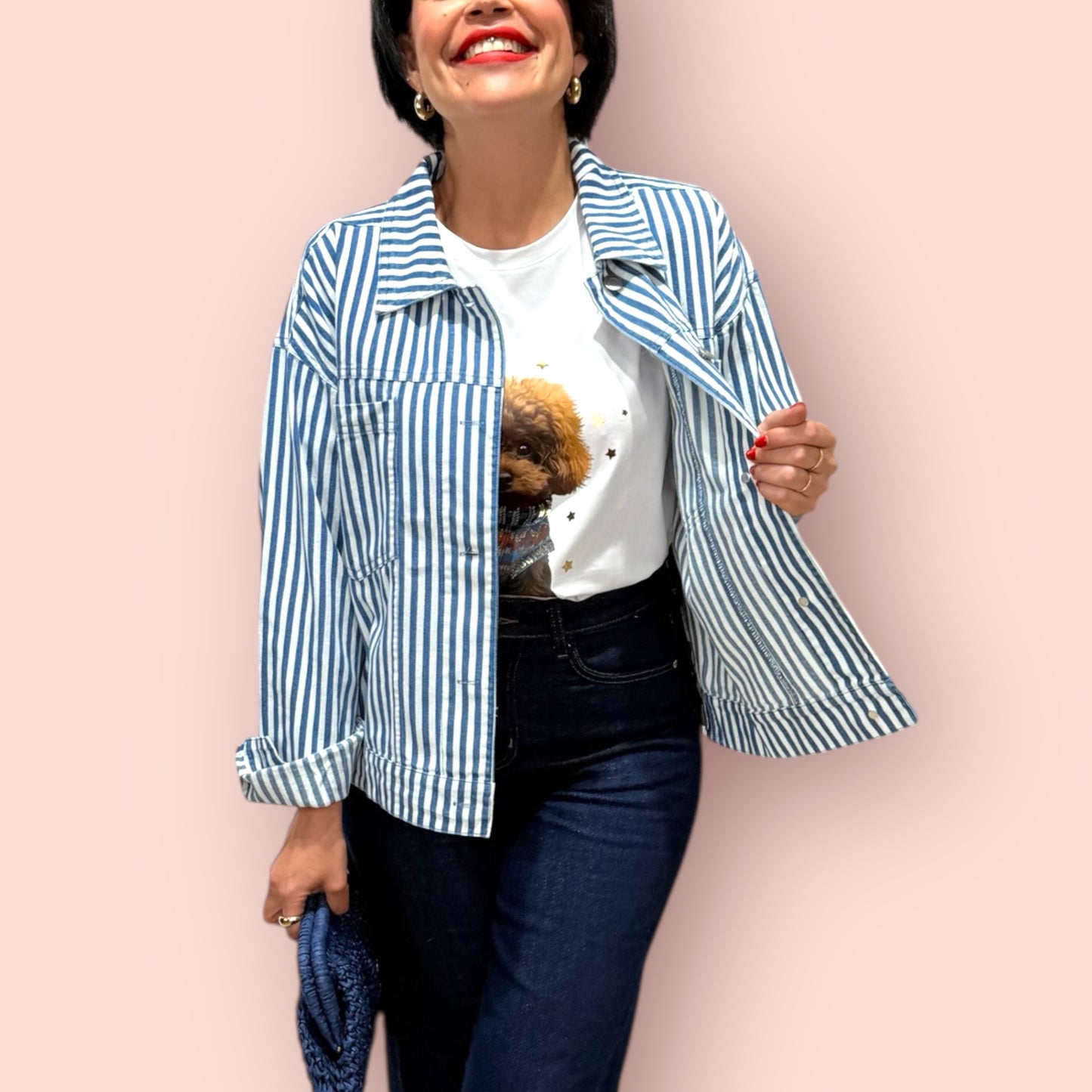 Chaqueta rayas Anyi